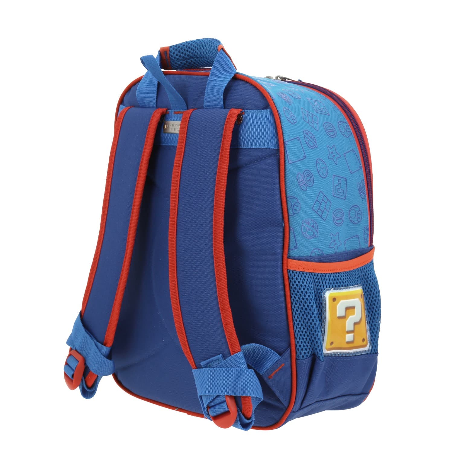 Mochila escolar para niño Mario Bros by Chenson color azul divertida 5