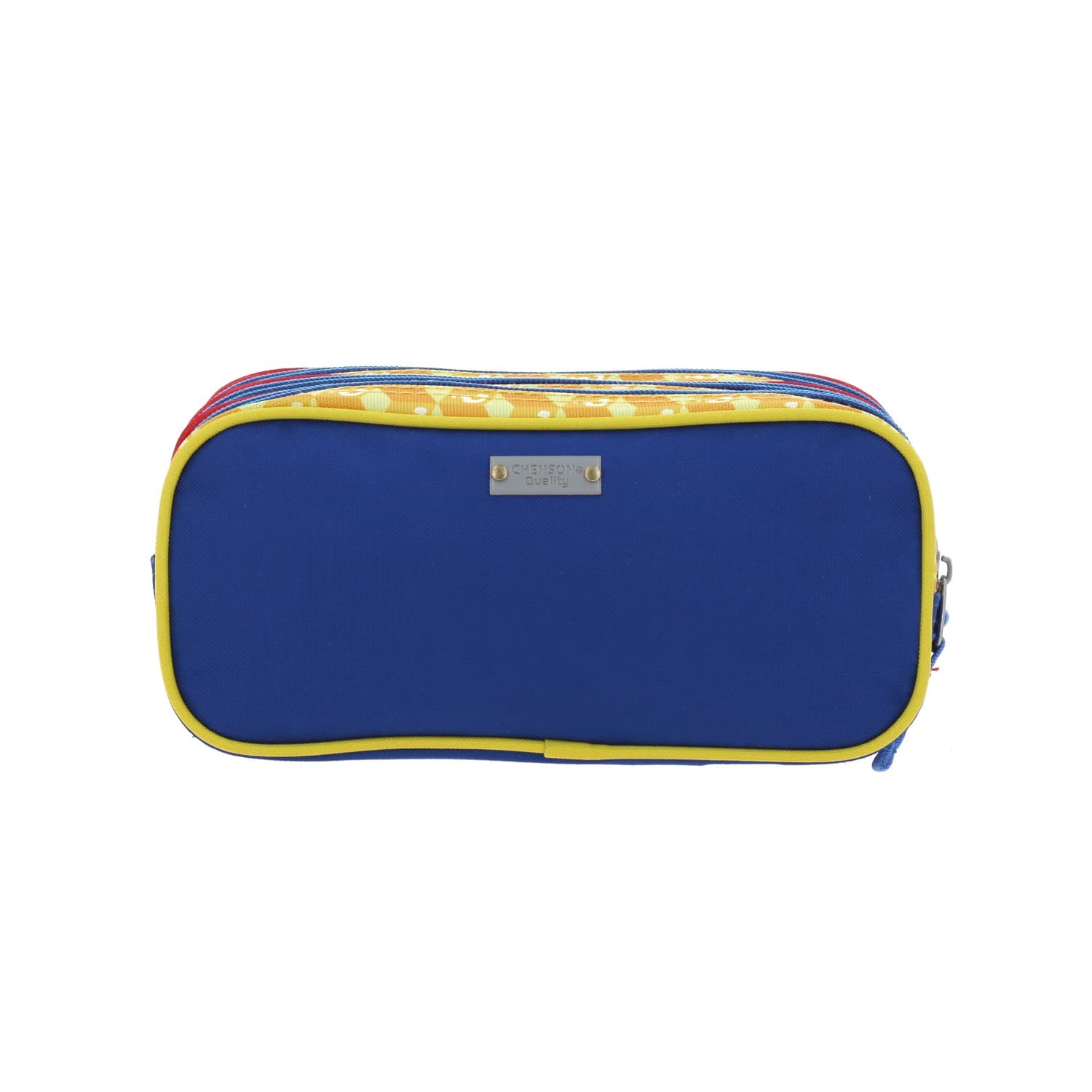 Lapicera escolar para niño Mario Bros by Chenson color azul con triple compartimento 4
