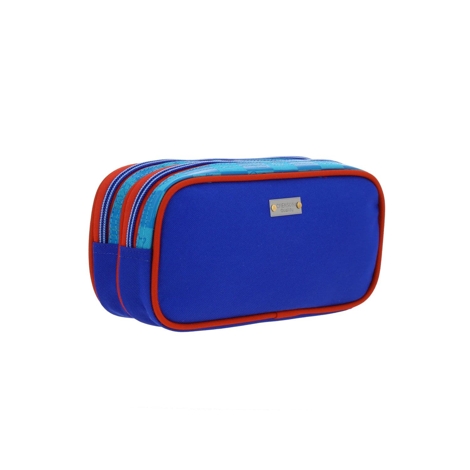 Lapicera escolar para niño Mario Bros by Chenson color azul con doble compartimento 3