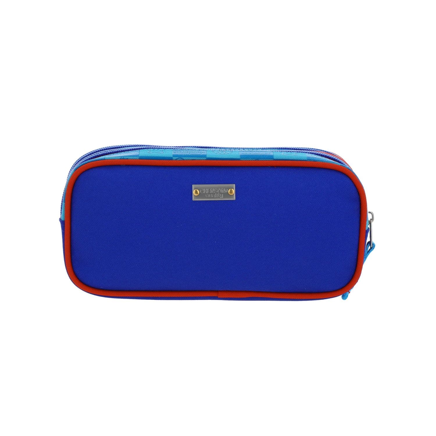 Lapicera escolar para niño Mario Bros by Chenson color azul con doble compartimento 4