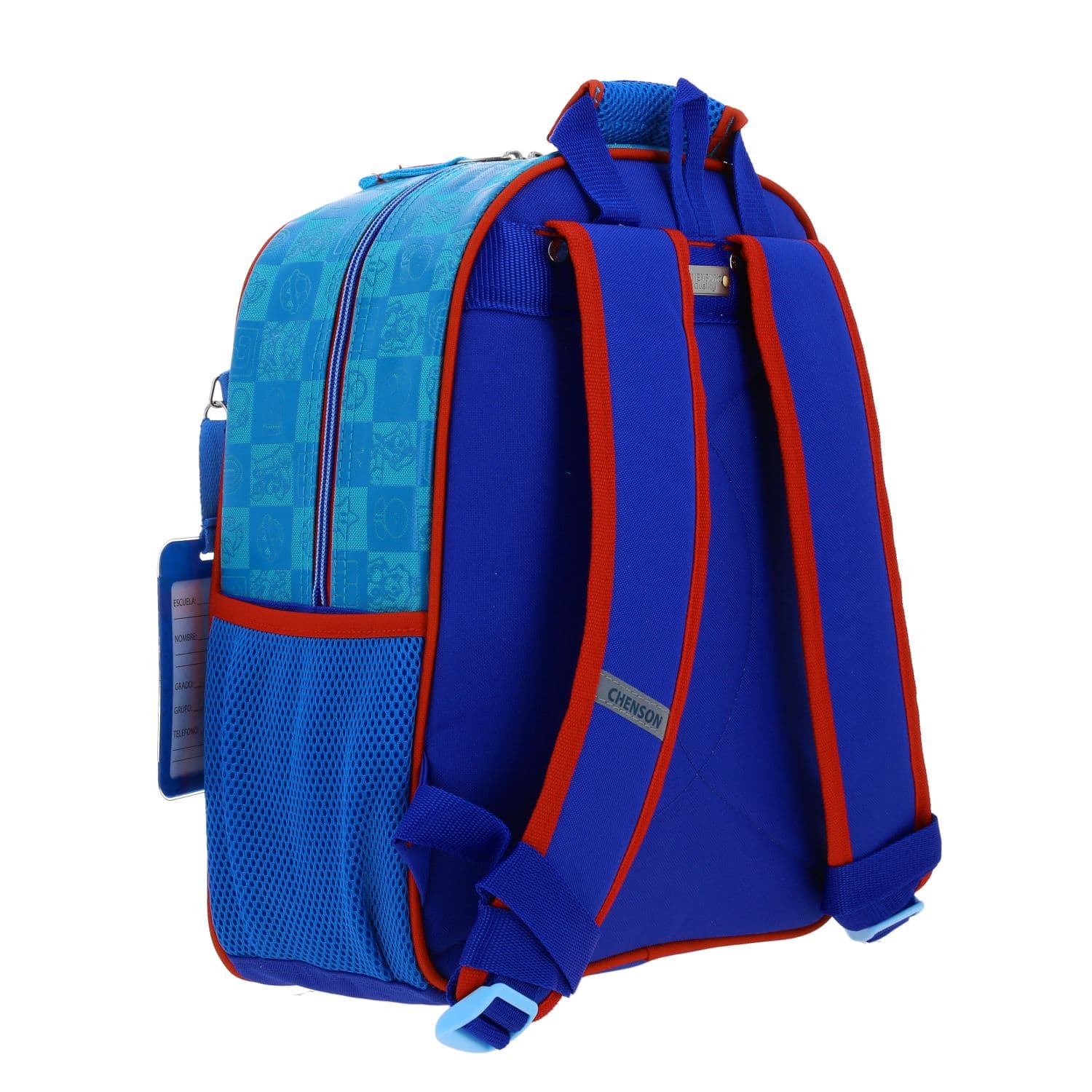 Mochila escolar para niño Mario Bros by Chenson Azul Divertida 3