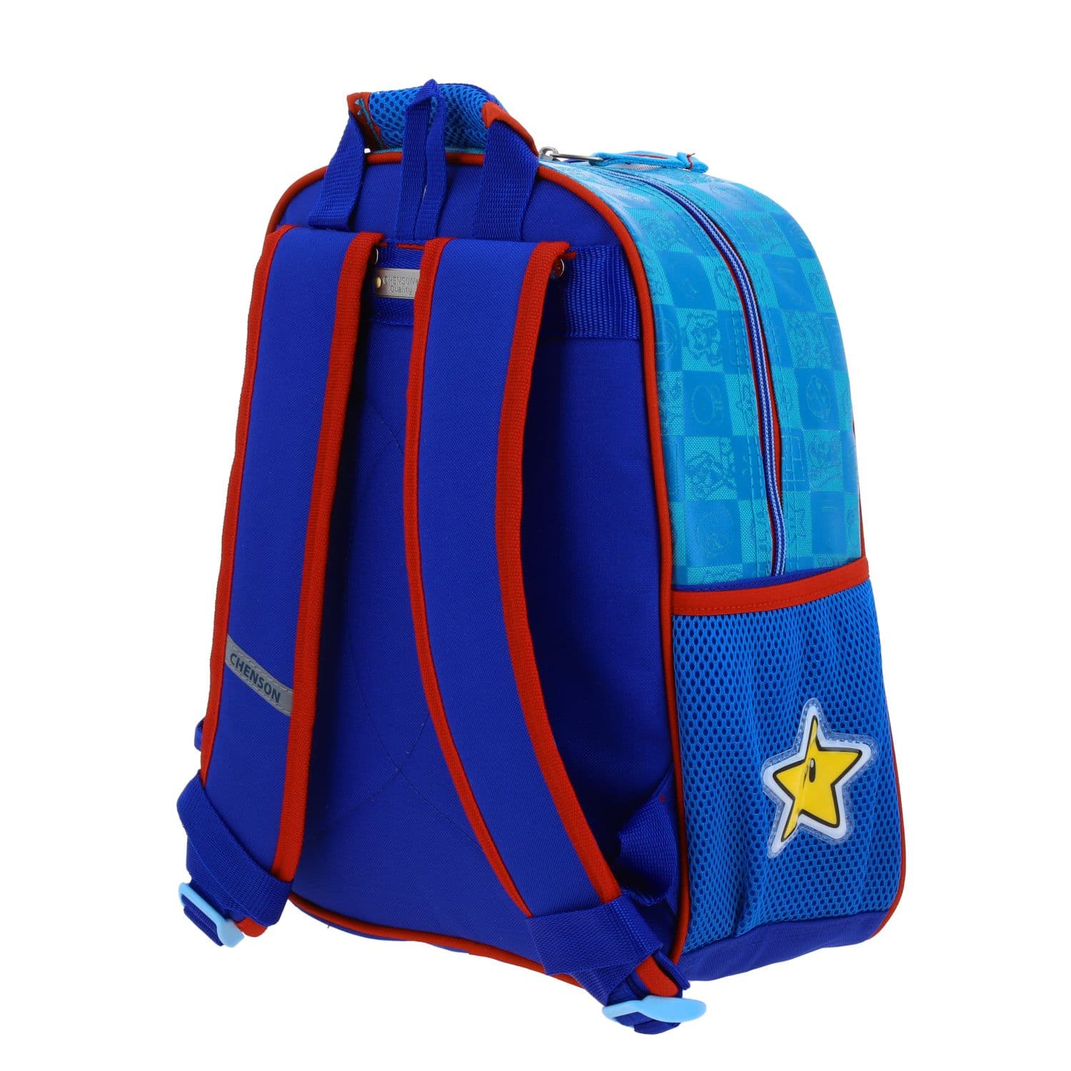 Mochila escolar para niño Mario Bros by Chenson Azul Divertida 5