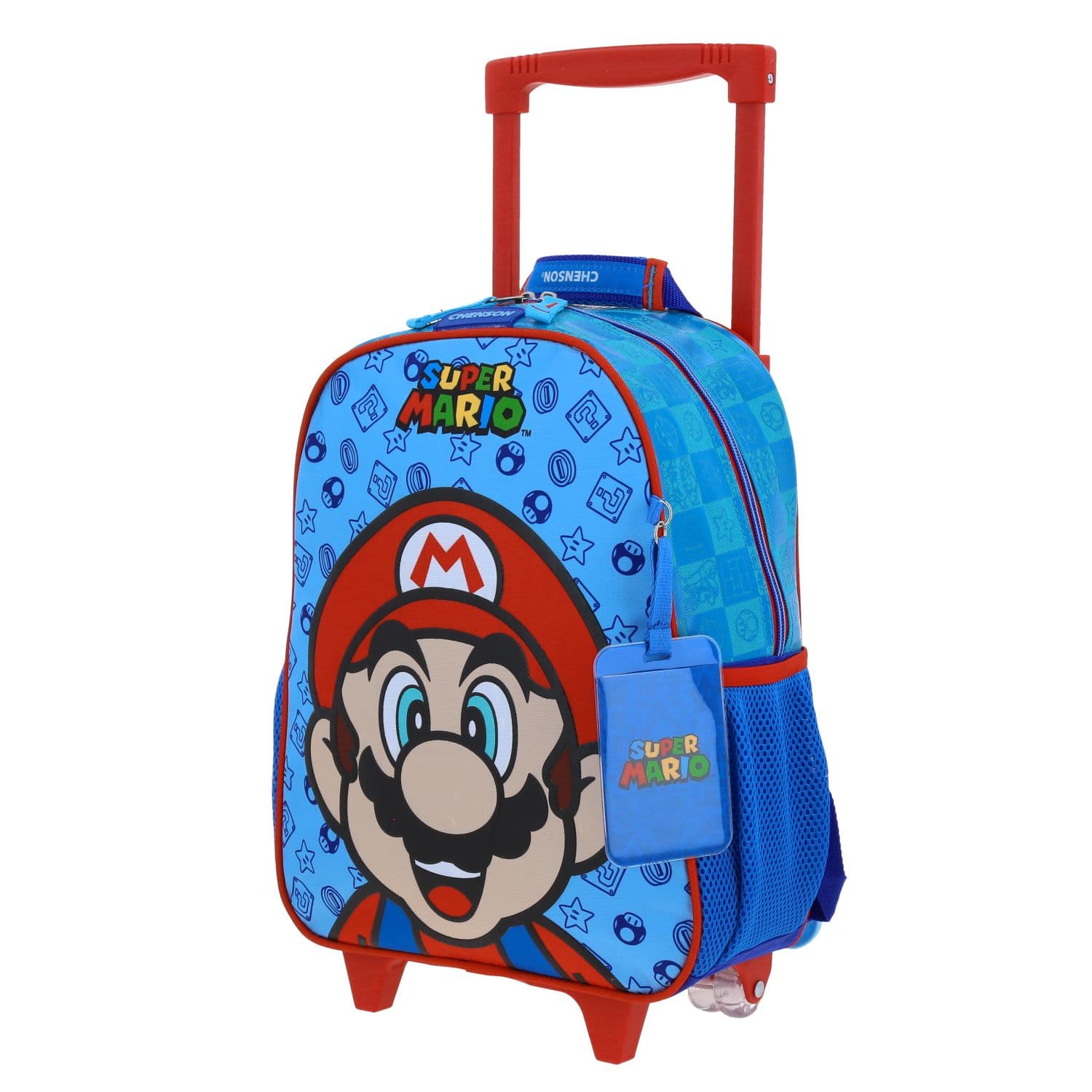 Kit Kinder Prescolar Mario Bros by Chenson (Mochila + Lonchera + Lapicera) infantil 3
