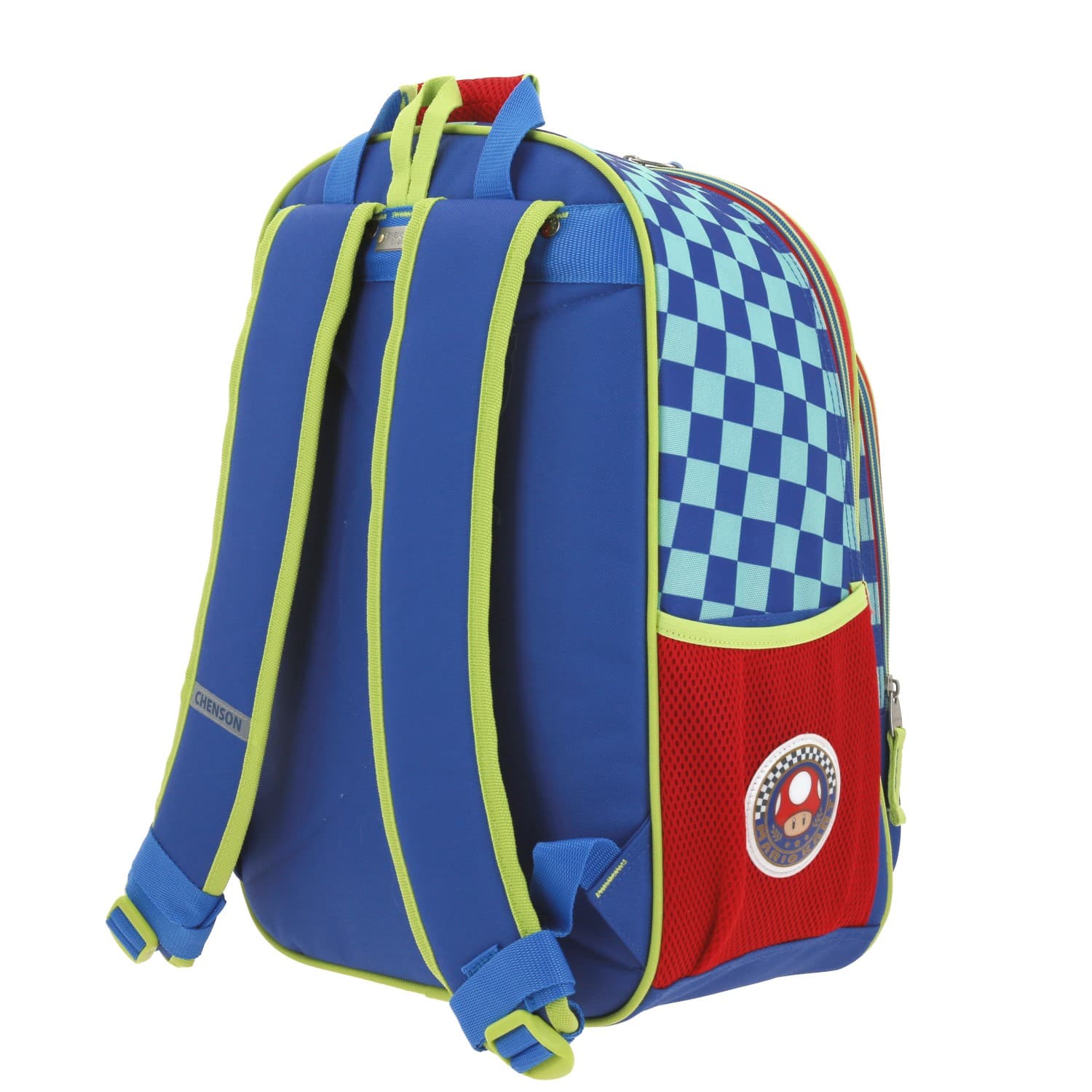 Mochila escolar para niño Mario Bros by Chenson azul divertida y duradera 5