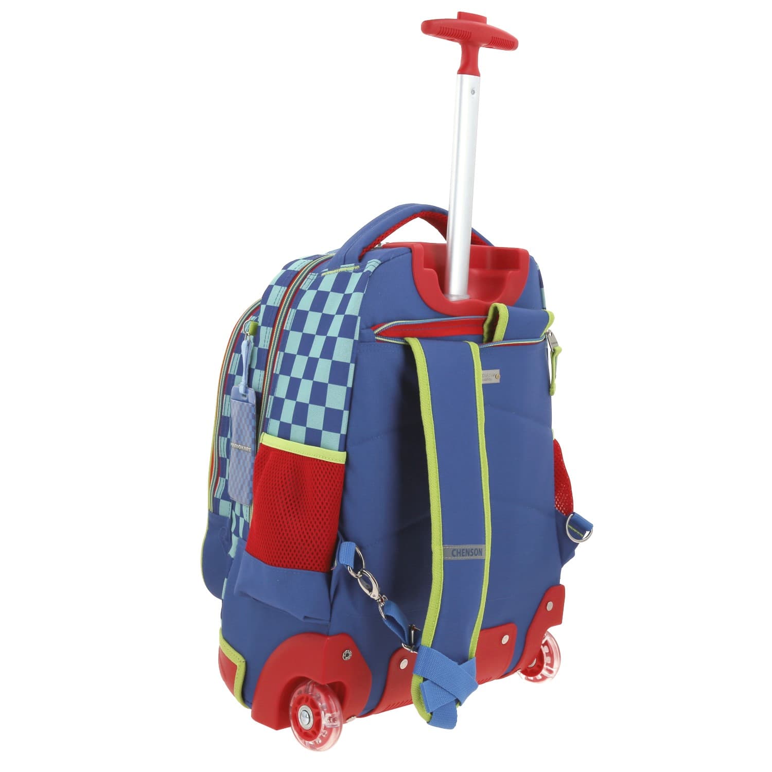 Mochila con Ruedas Mario Bros Azul para Niño - Diversión y Durabilidad 3