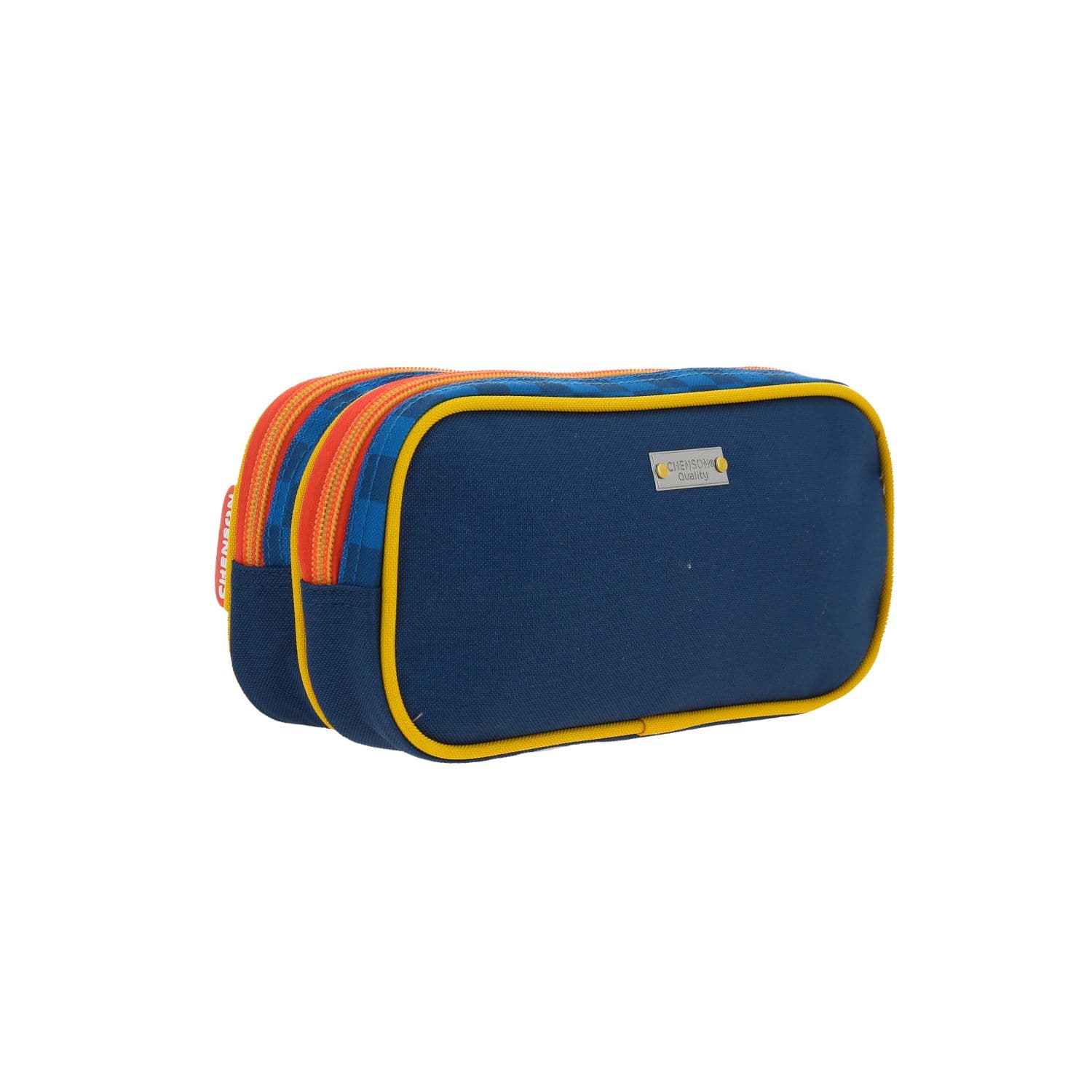 Lapicera escolar para niño Mario Bros by Chenson color azul con doble compartimento 3