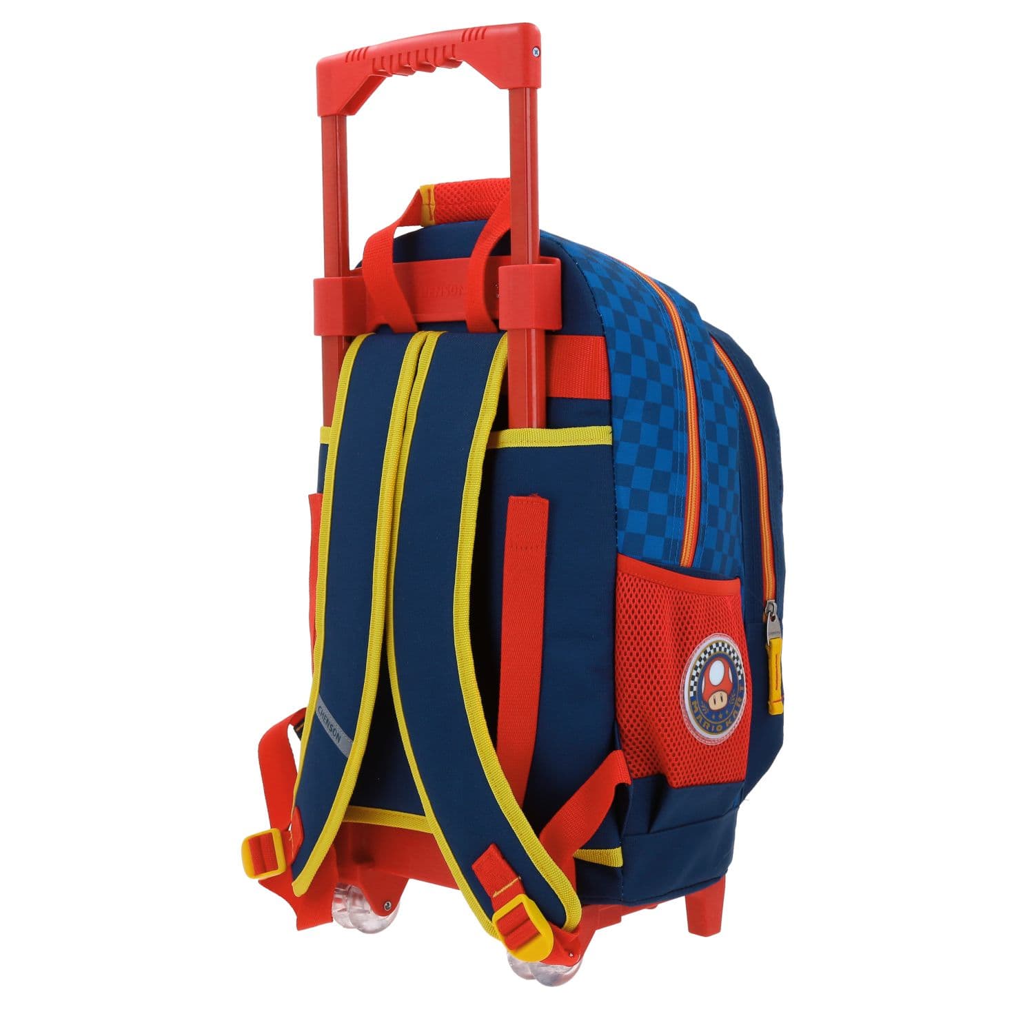 Mochila con Ruedas Mario Bros Azul para Niño - Diversión y Durabilidad 5