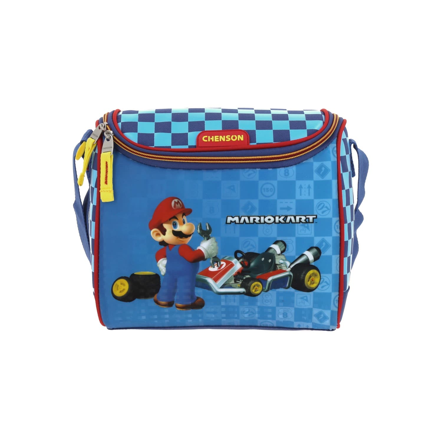 Lonchera Escolar Térmica Mario Bros by Chenson Azul para Niño Divertida