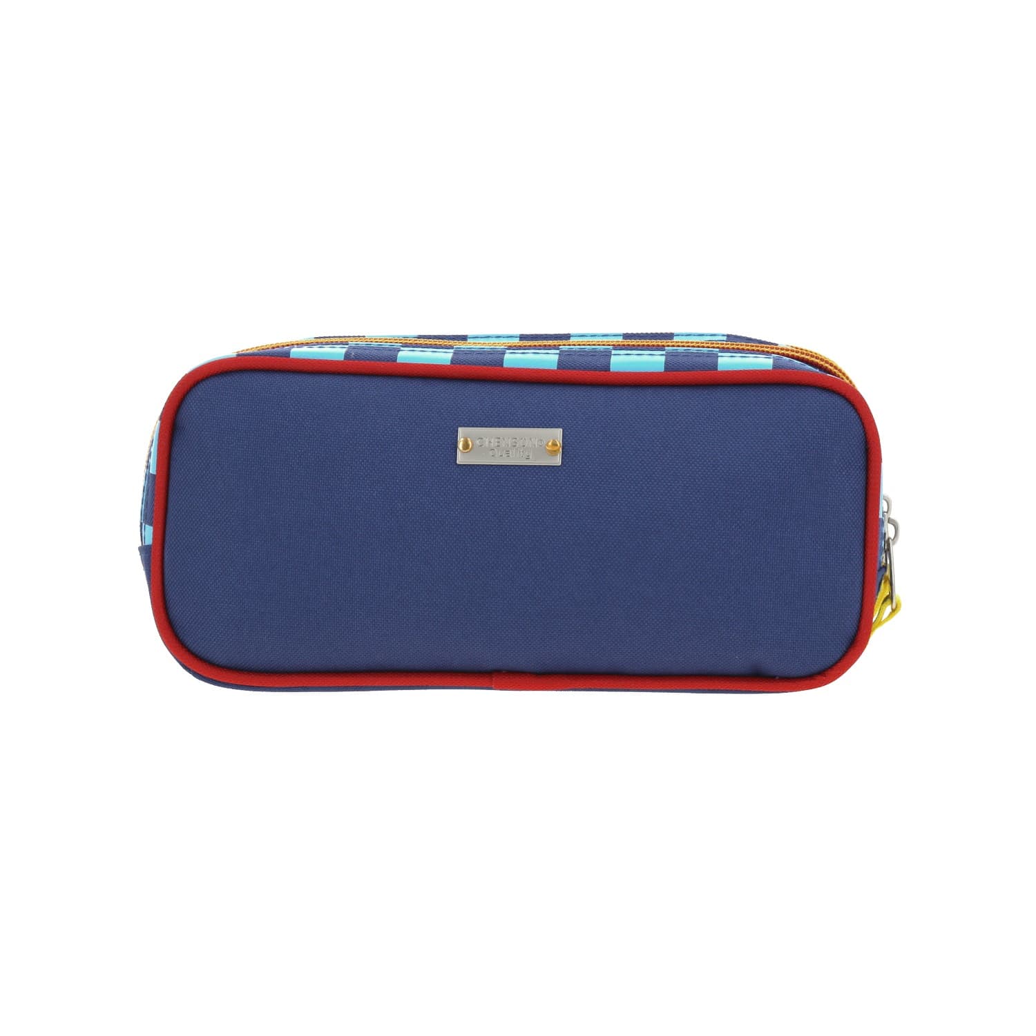 Lapicera escolar para niño Mario Bros by Chenson color azul con doble compartimento 4