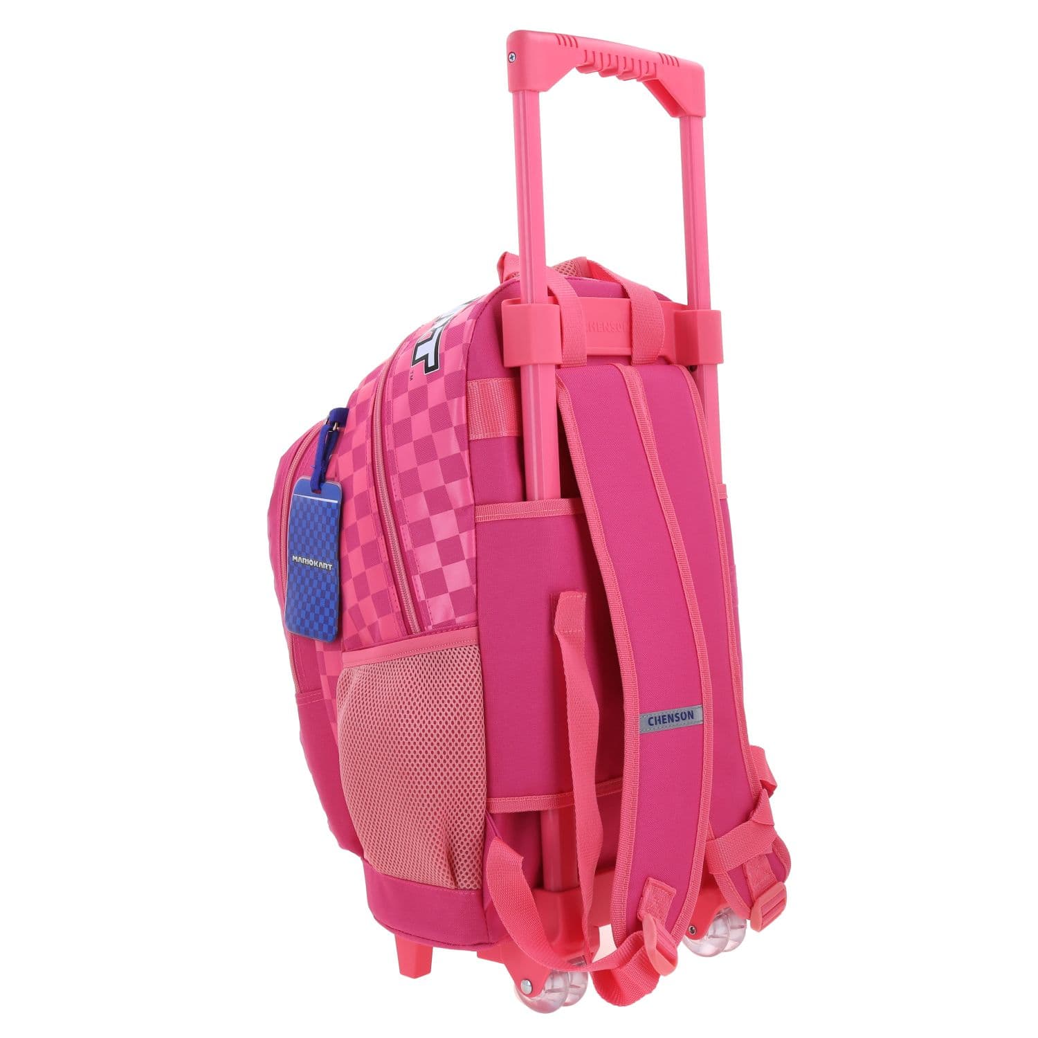 Mochila con Ruedas Mario Bros by Chenson Fucsia para Niña - Divertida y Duradera 3