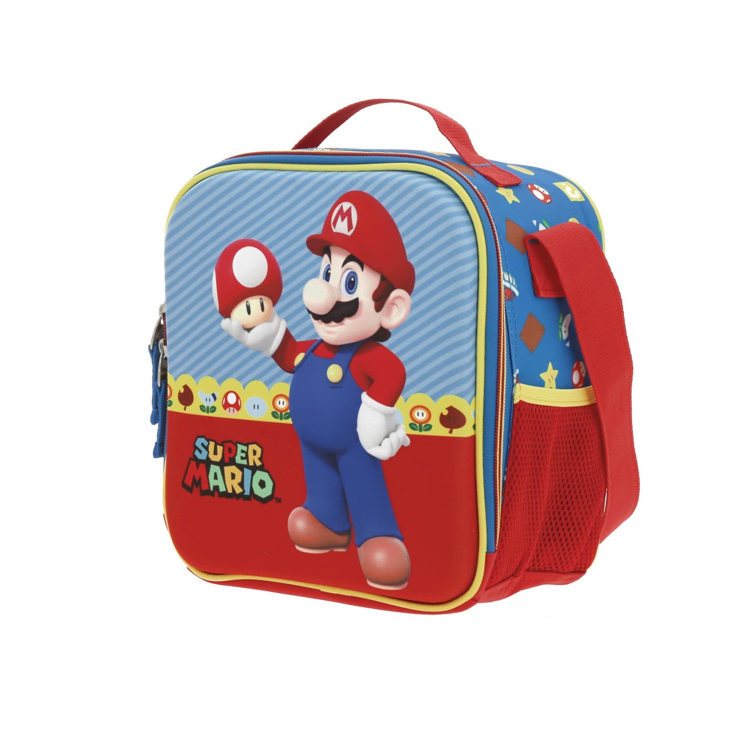 Lonchera escolar Mario Bros by Chenson azul térmica para niño 2