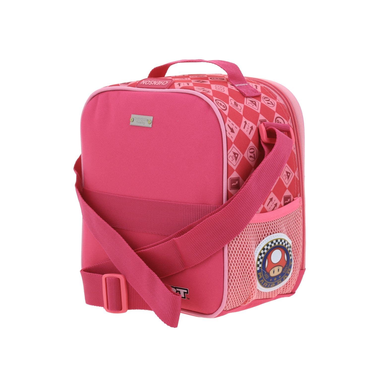 Lonchera escolar térmica Mario Bros by Chenson rosa para niña - Diversión y durabilidad 5