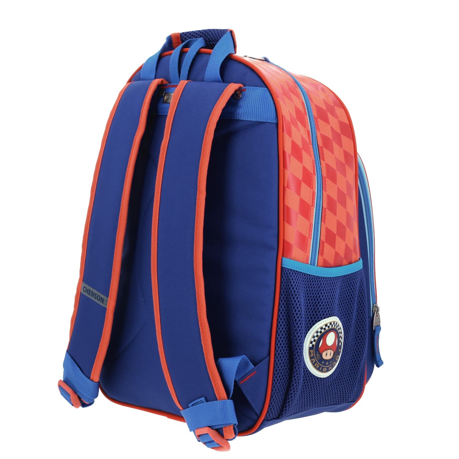 Mochila escolar para niño Mario Bros by Chenson color rojo divertida y duradera 5