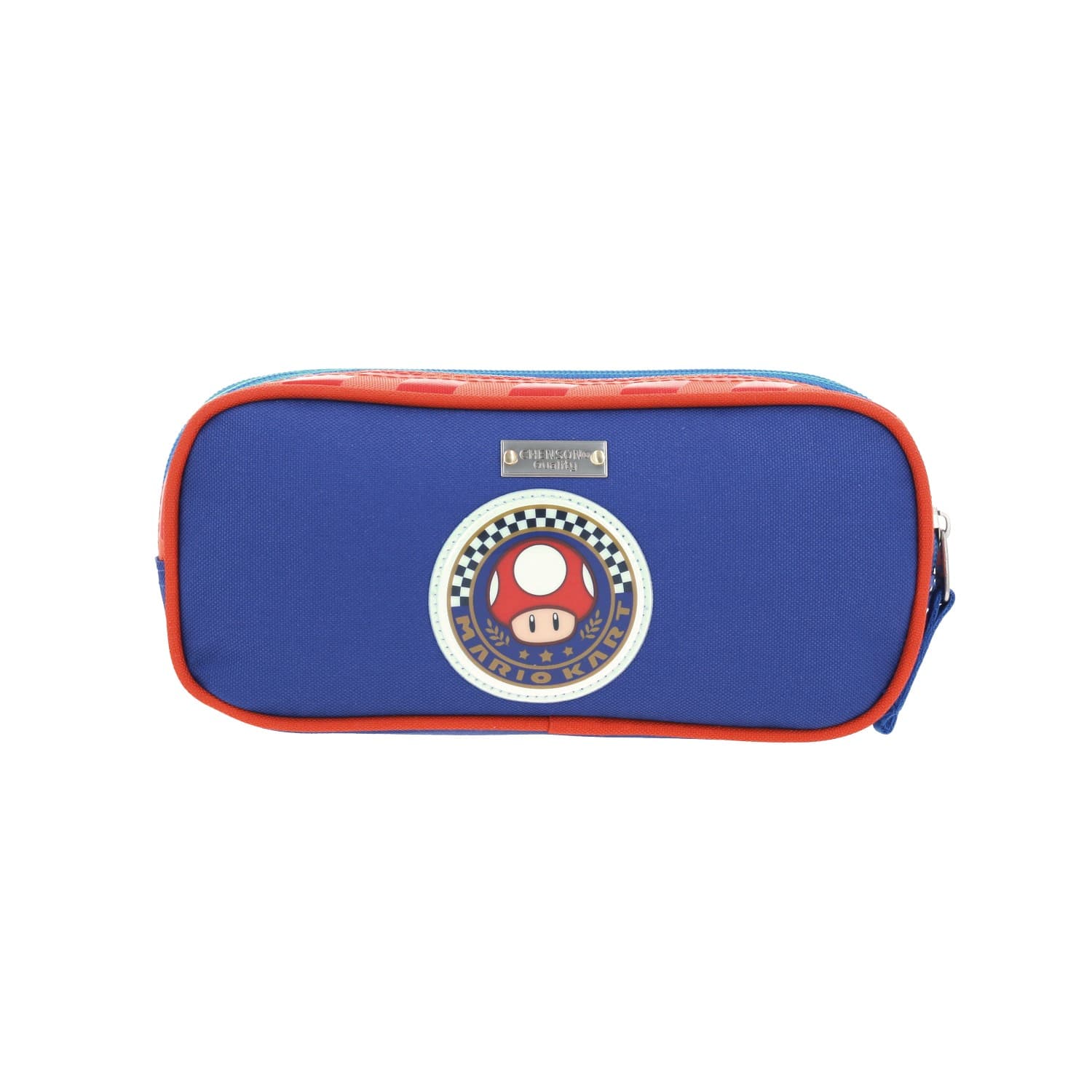 Lapicera escolar para niño Mario Bros by Chenson color rojo con triple compartimento 4