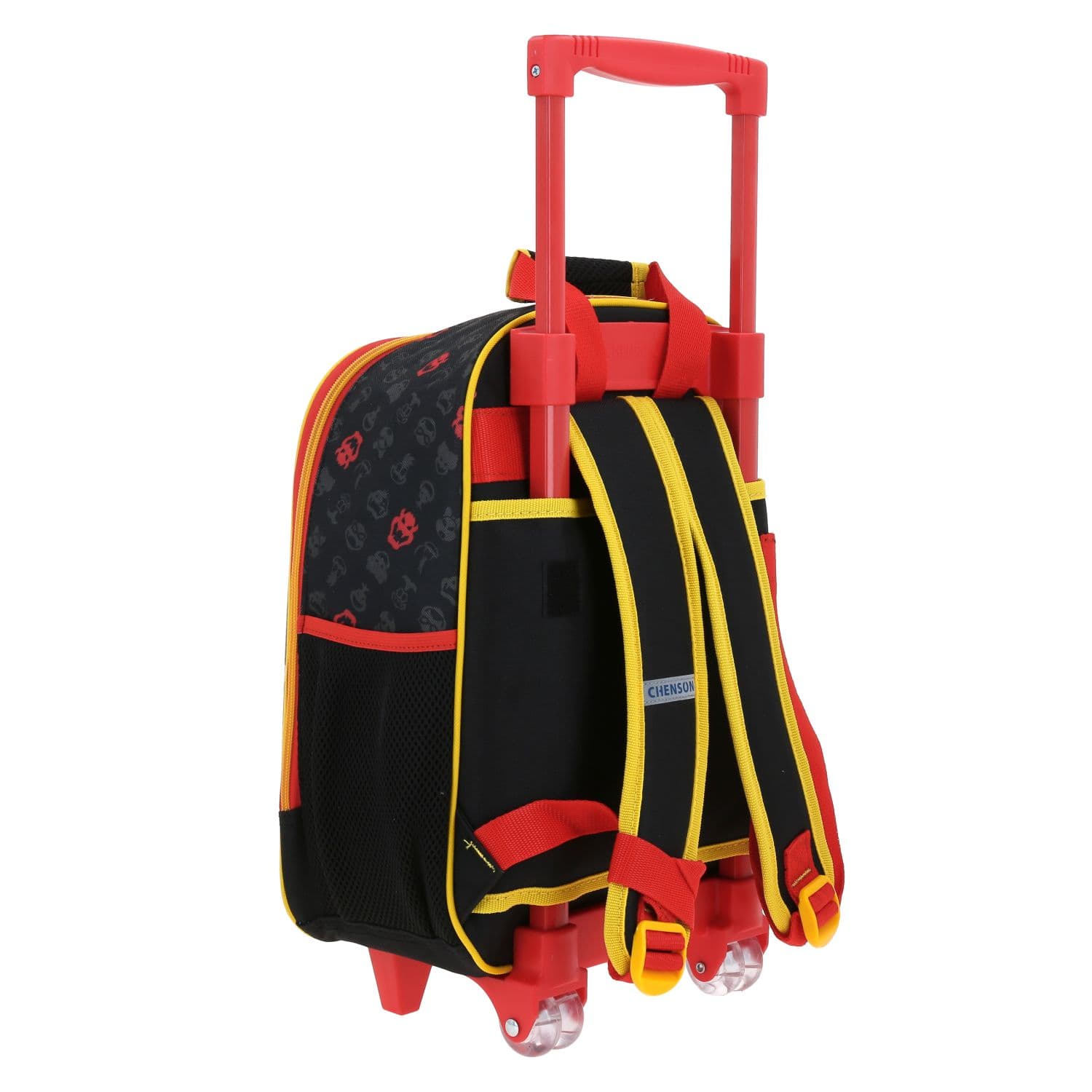 Mochila con Ruedas Mario Bros Negro para Niño - Divertida y Duradera 3