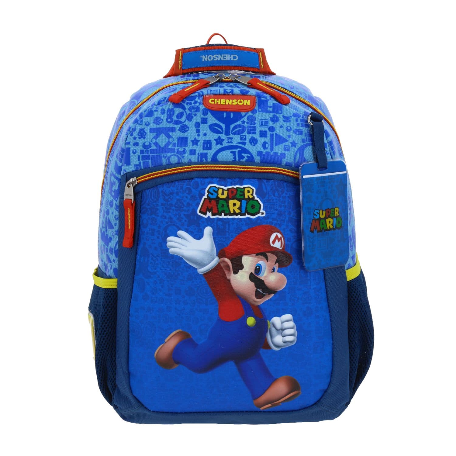Mochila escolar para niño Mario Bros by Chenson Azul Divertida y Duradera