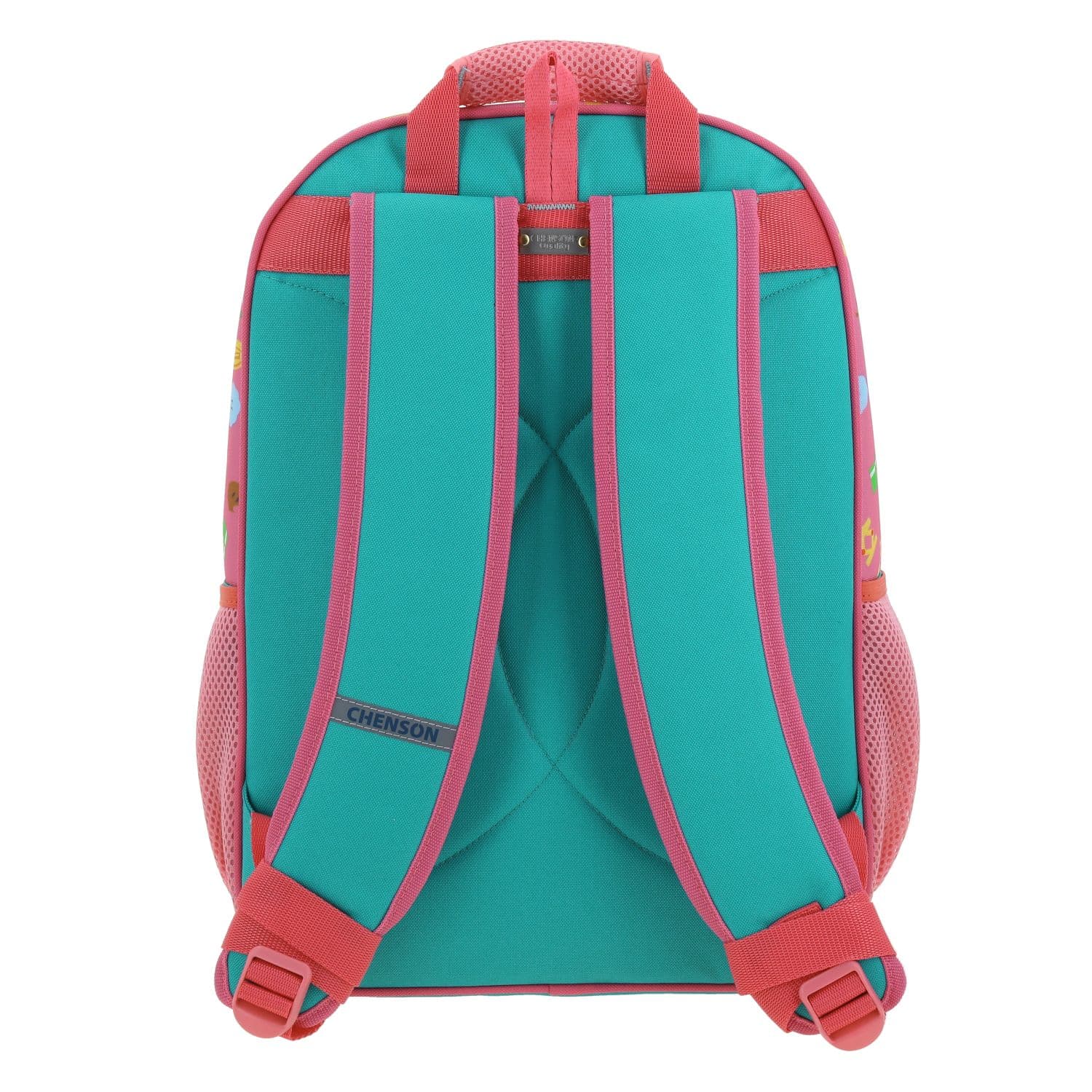 Mochila escolar para niña Mario Bros by Chenson color rosa divertida y duradera 4