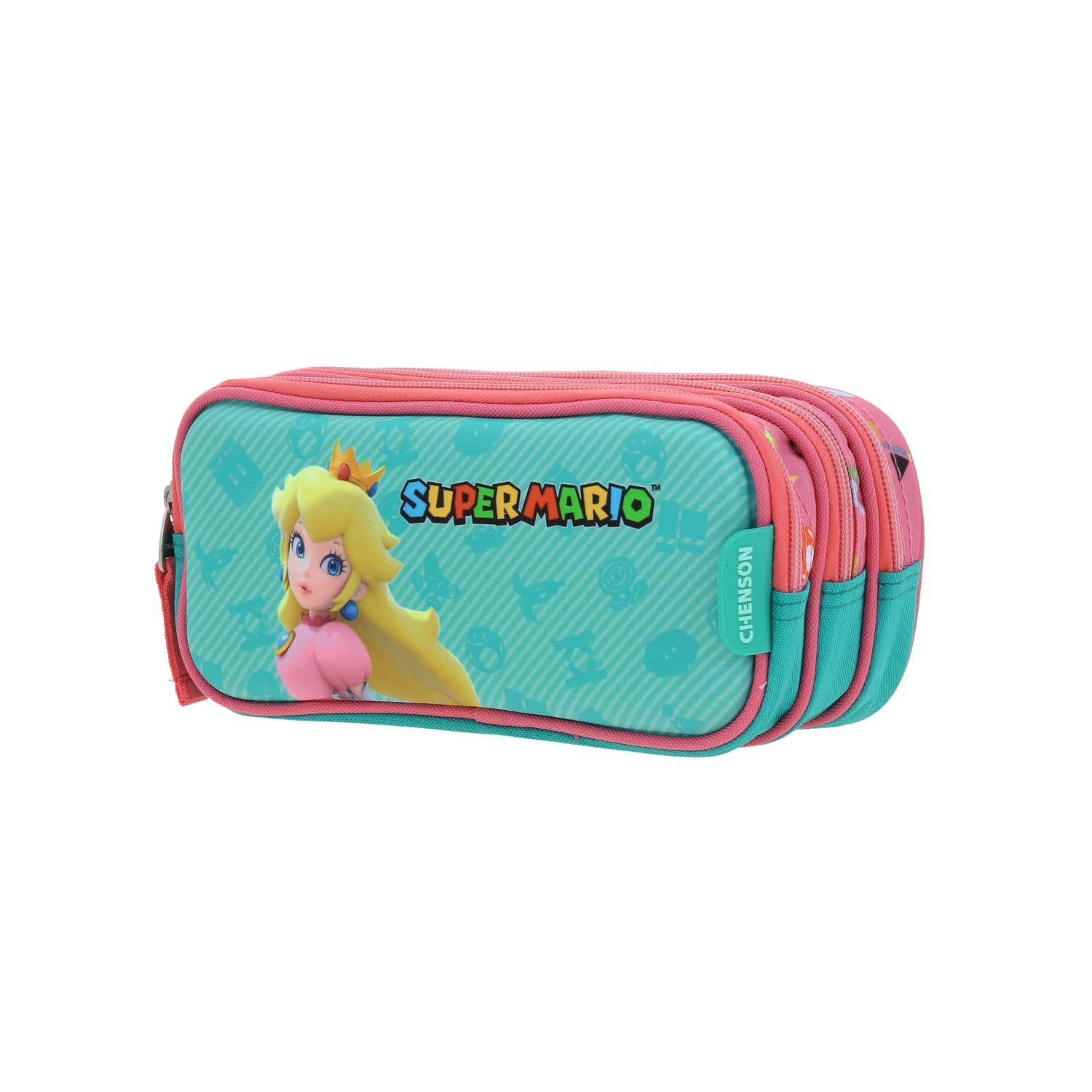 Kit Escolar Princesa Peach by Chenson (Mochila + Lonchera + Lapicera) infantil. 4