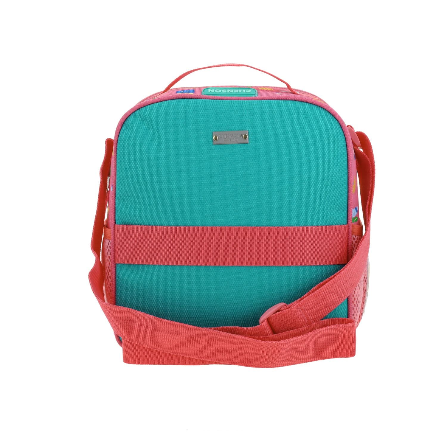 Lonchera escolar térmica Mario Bros by Chenson color rosa para niña 4