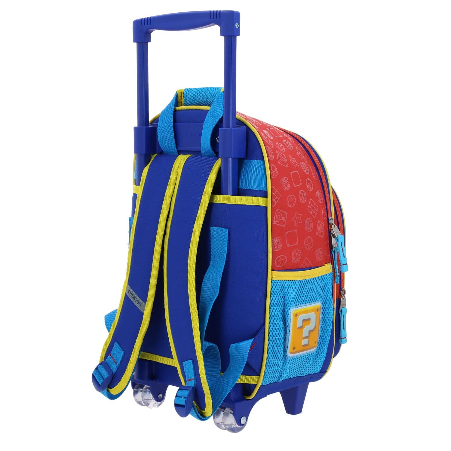 Mochila con Ruedas Mario Bros by Chenson Roja para Niño - Diversión y Durabilidad 5