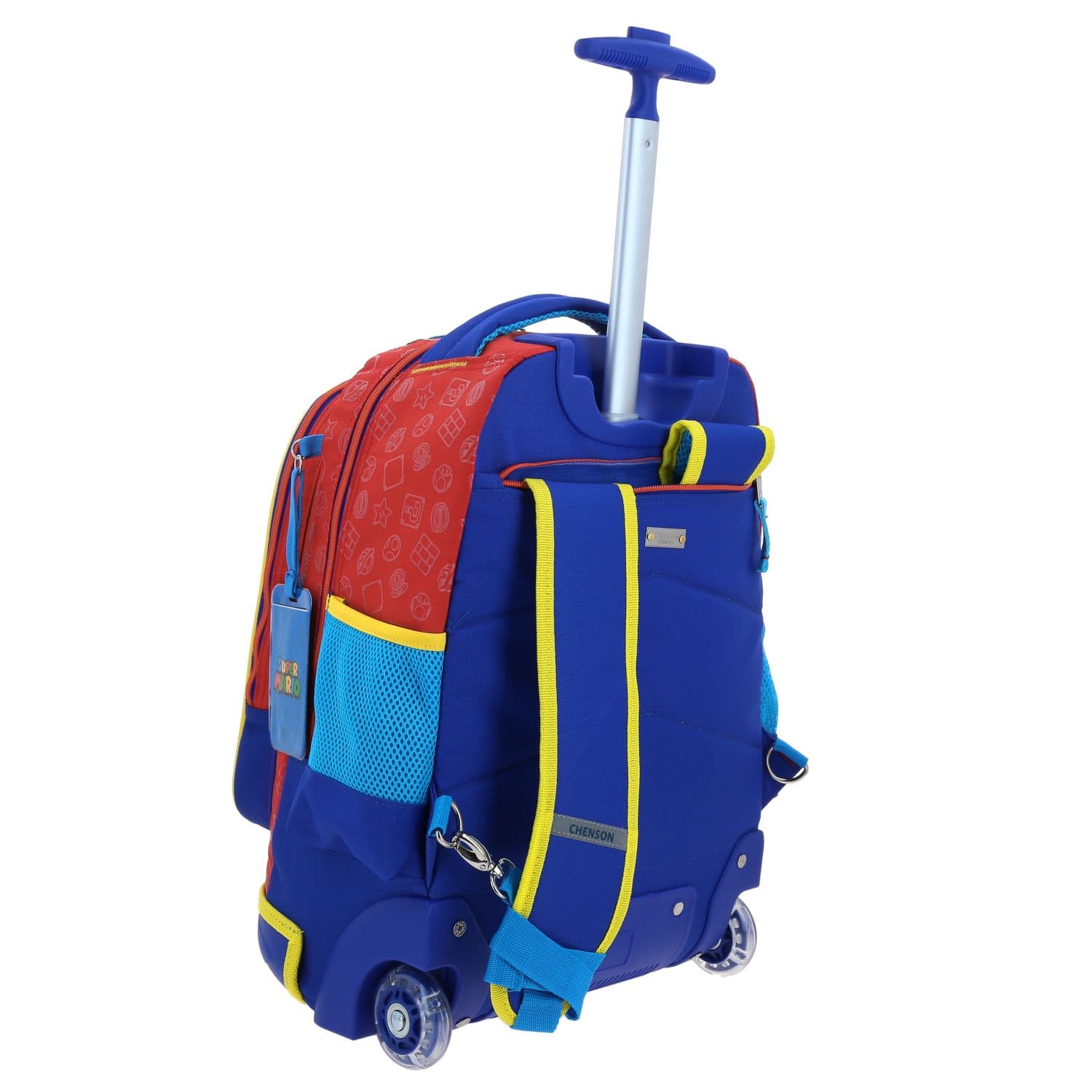 Mochila con Ruedas Mario Bros by Chenson Roja para Niño - Divertida y Segura 3