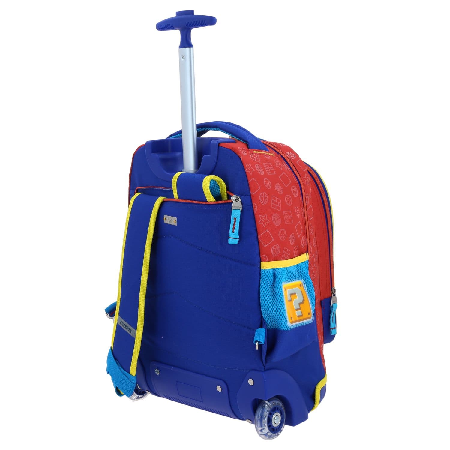 Mochila con Ruedas Mario Bros by Chenson Roja para Niño - Divertida y Segura 5