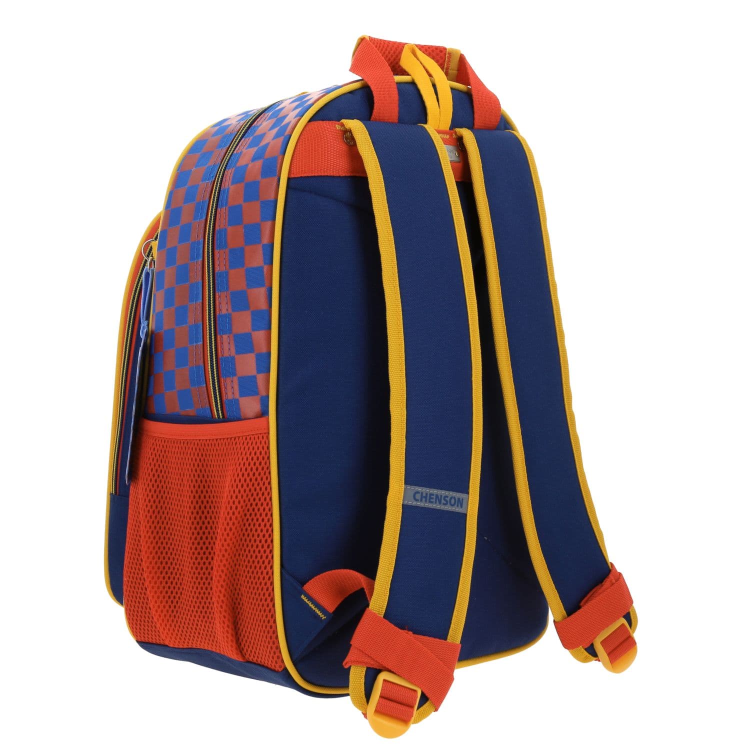 Mochila escolar para niño Mario Bros by Chenson color azul divertida 3