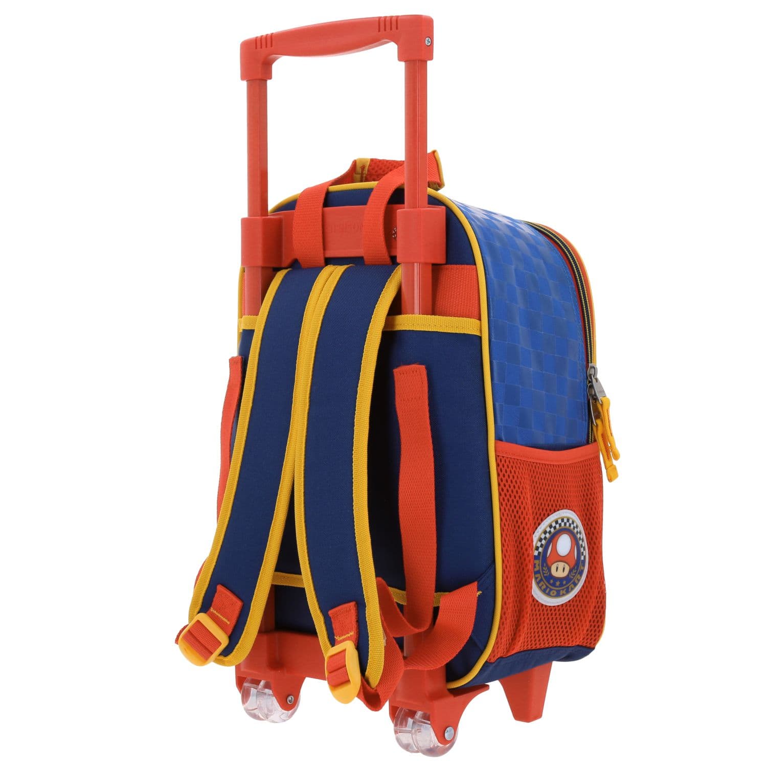 Mochila con Ruedas Mario Bros Azul para Niño - Diversión y Durabilidad 5