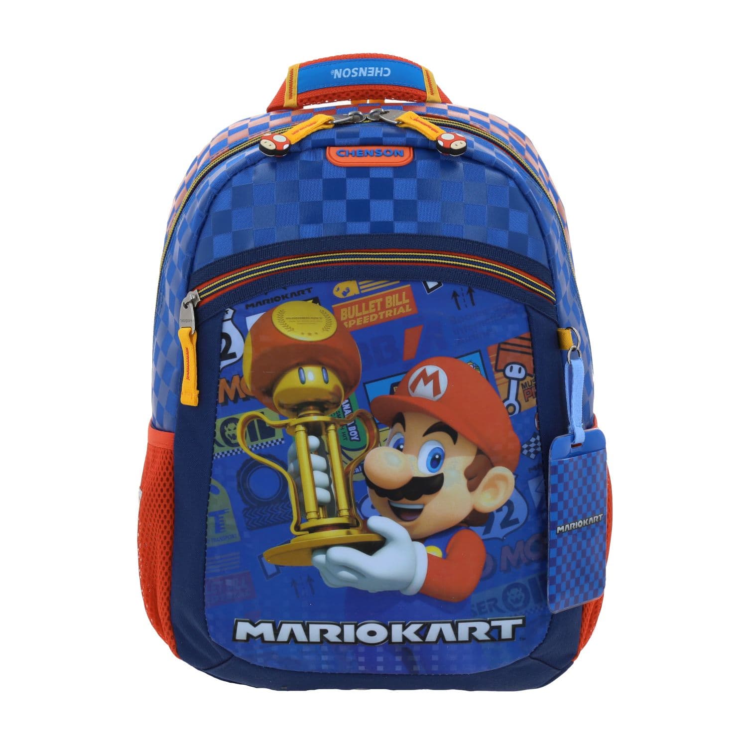 Mochila escolar para niño Mario Bros by Chenson Azul - Diversión y Durabilidad
