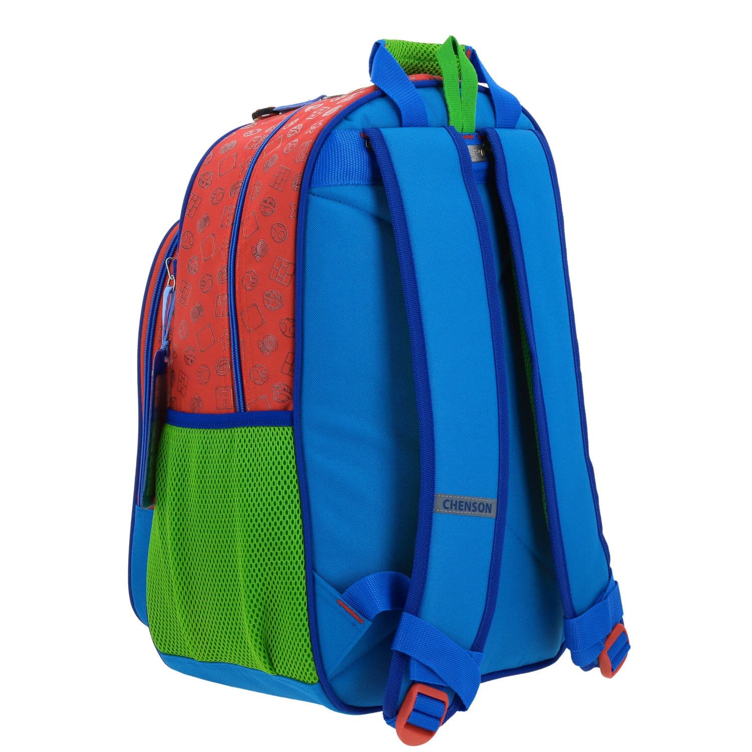 Mochila escolar para niño Mario Bros by Chenson color rojo - Diversión y durabilidad 3