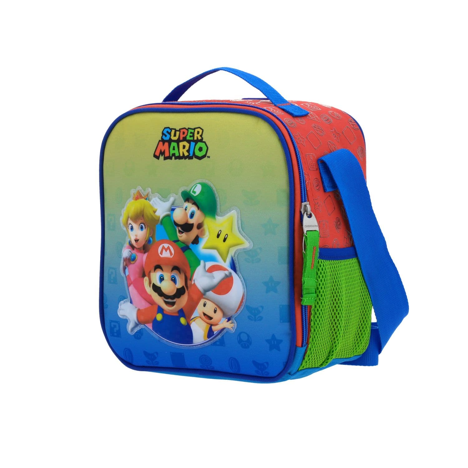 Kit Escolar Mario Bros by Chenson (Mochila + Lonchera + Lapicera) infantil 4