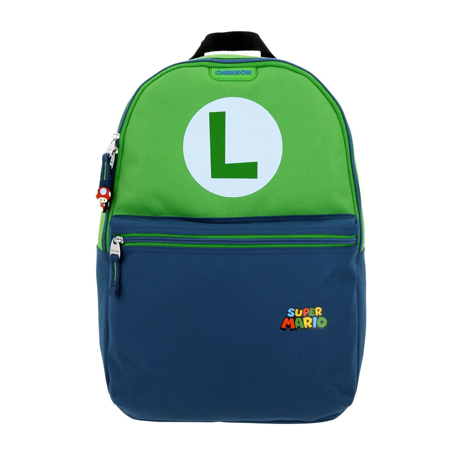 Mochila escolar para niño Mario Bros by Chenson color verde divertida