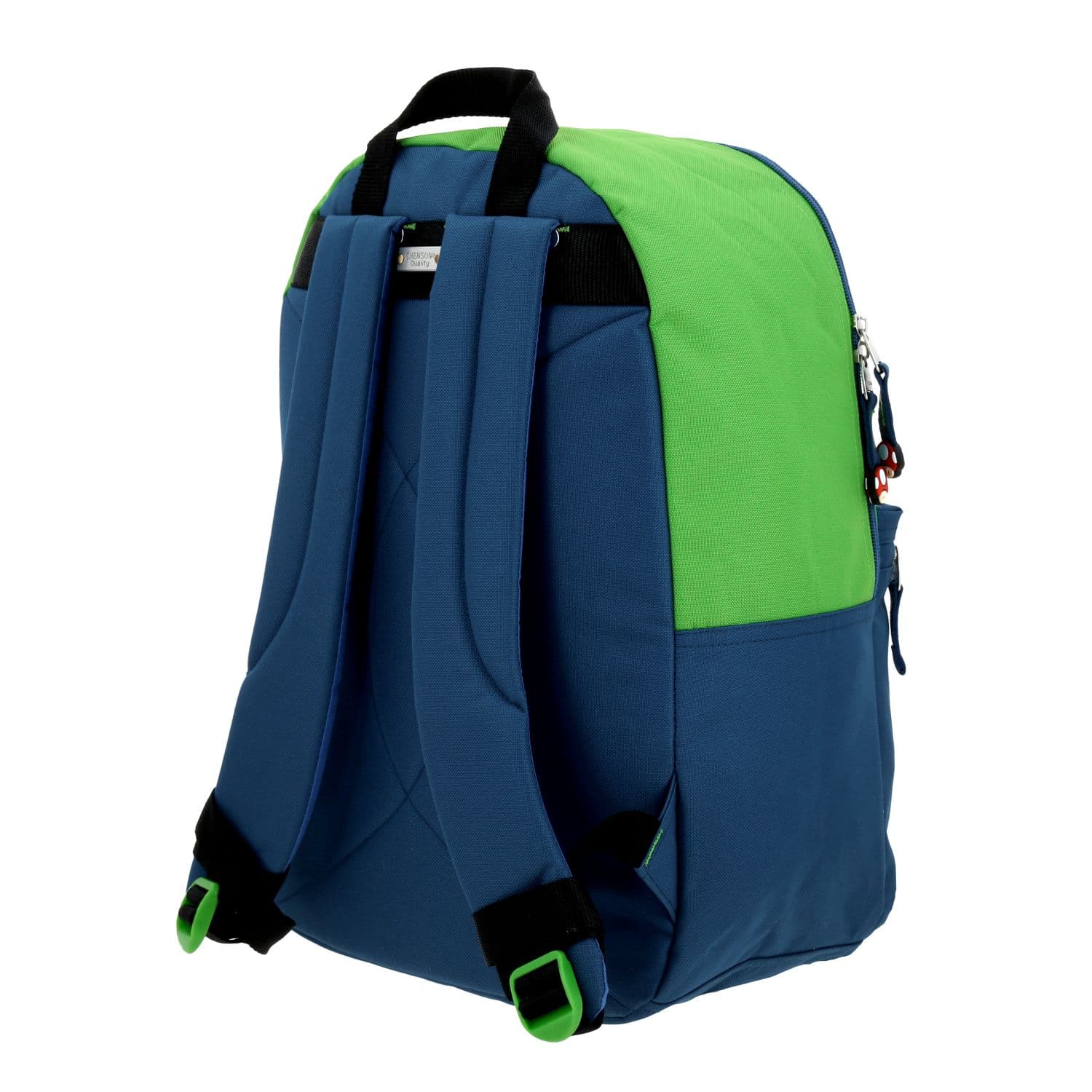 Mochila escolar para niño Mario Bros by Chenson color verde divertida 5