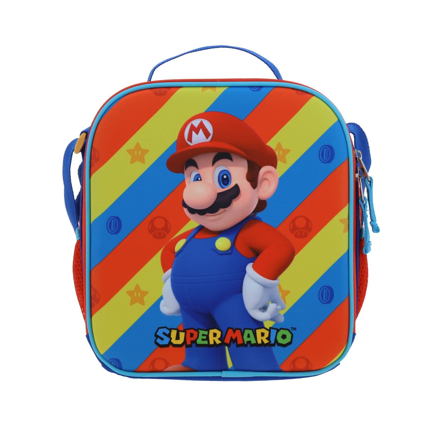 Lonchera escolar Mario Bros by Chenson roja térmica para niños