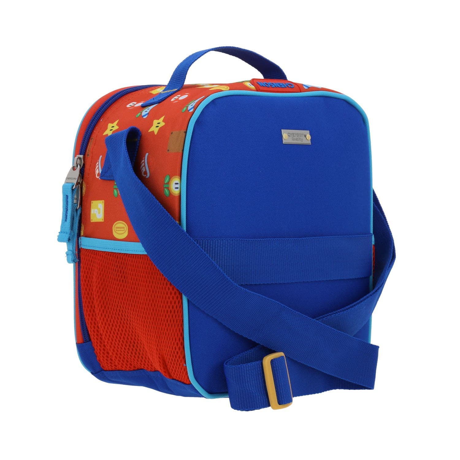Lonchera escolar Mario Bros by Chenson roja térmica para niños 3