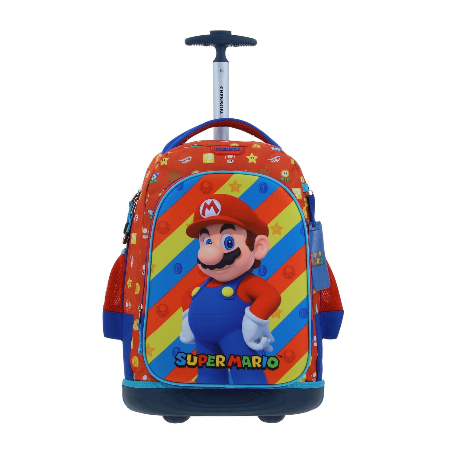 Mochila con Ruedas Mario Bros Rojo para Niño - Diversión y Durabilidad