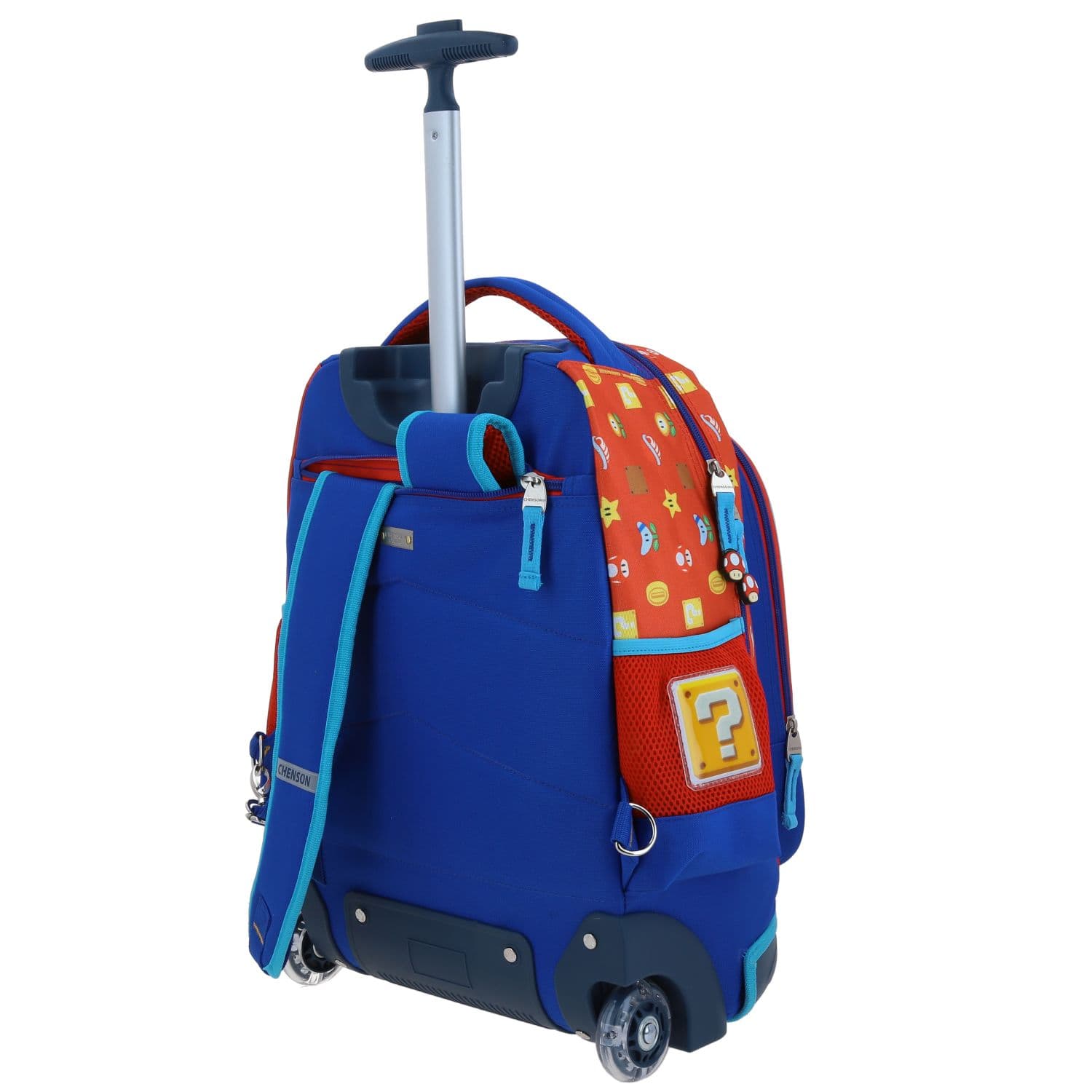 Mochila con Ruedas Mario Bros Rojo para Niño - Diversión y Durabilidad 5