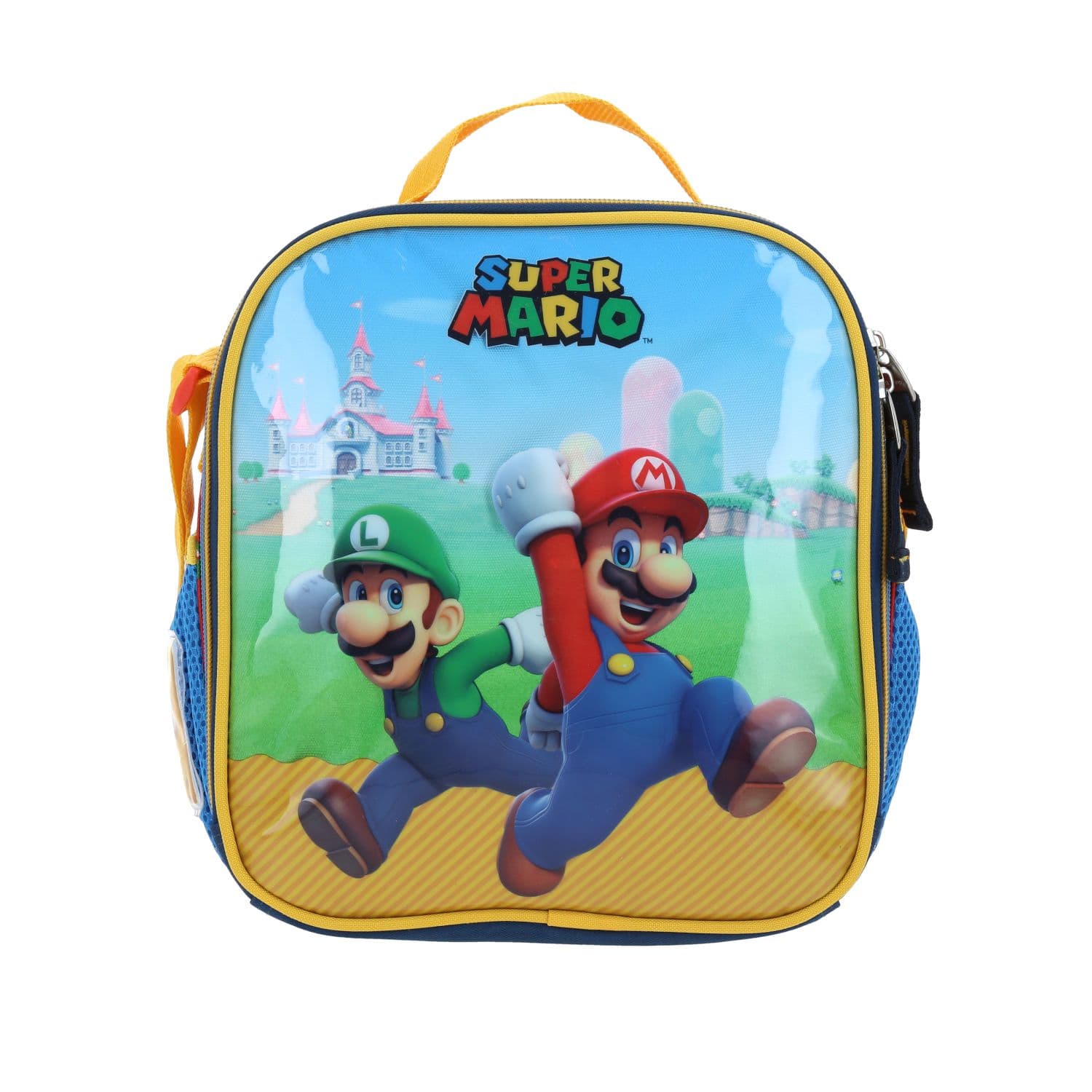 Lonchera escolar térmica Mario Bros by Chenson azul para niño - Divertida y durable