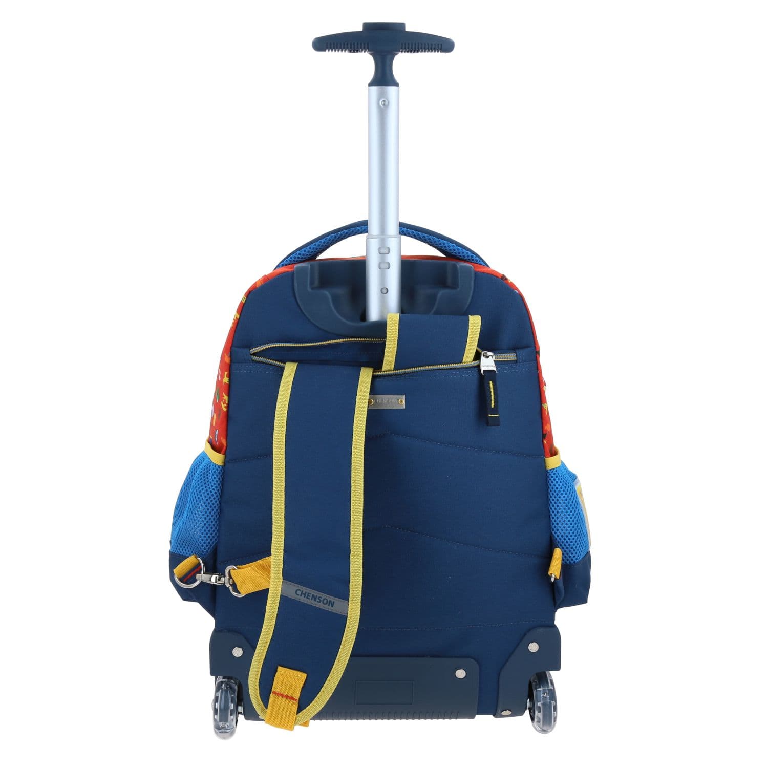 Mochila con Ruedas Mario Bros Azul para Niño – Diversión y Durabilidad 4