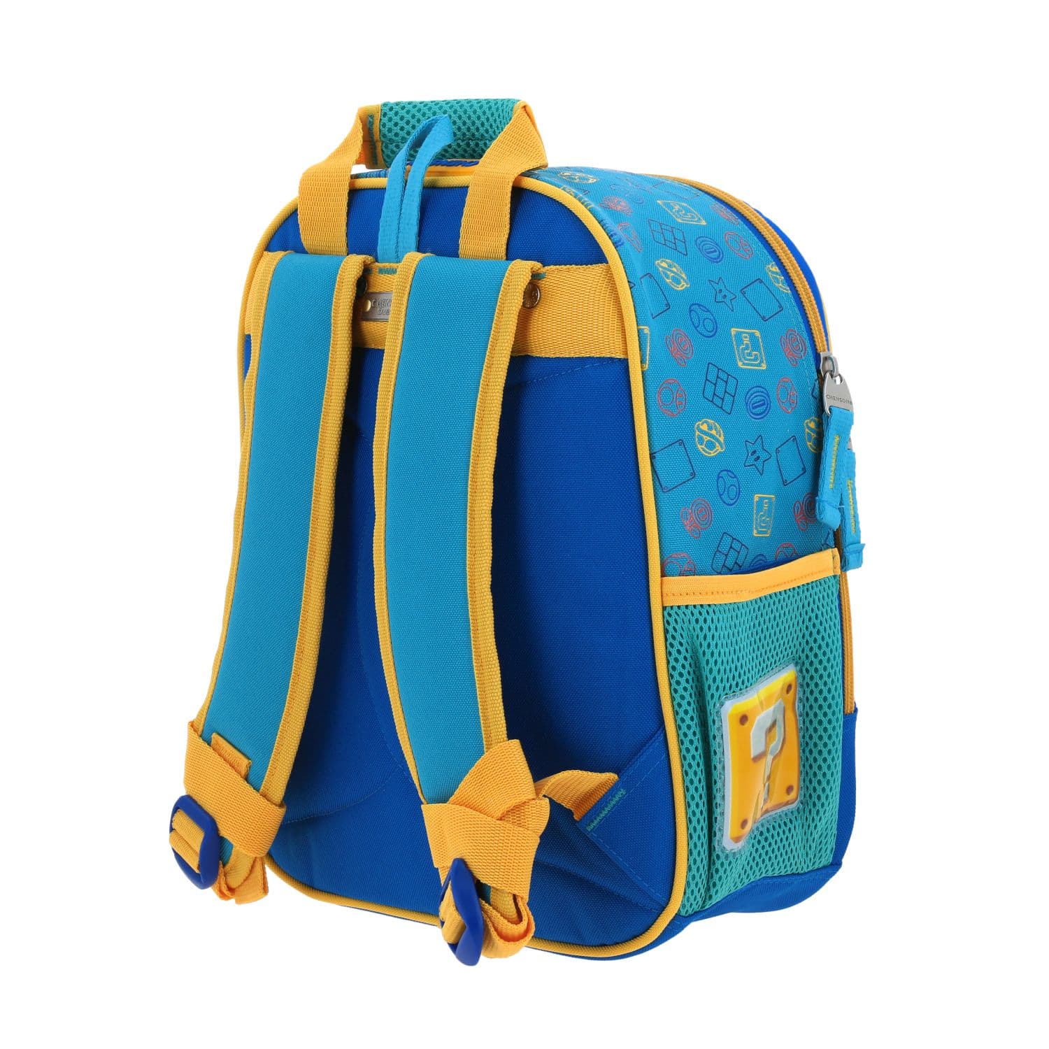 Mochila escolar para niño Mario Bros by Chenson color azul - Divertida y duradera 5