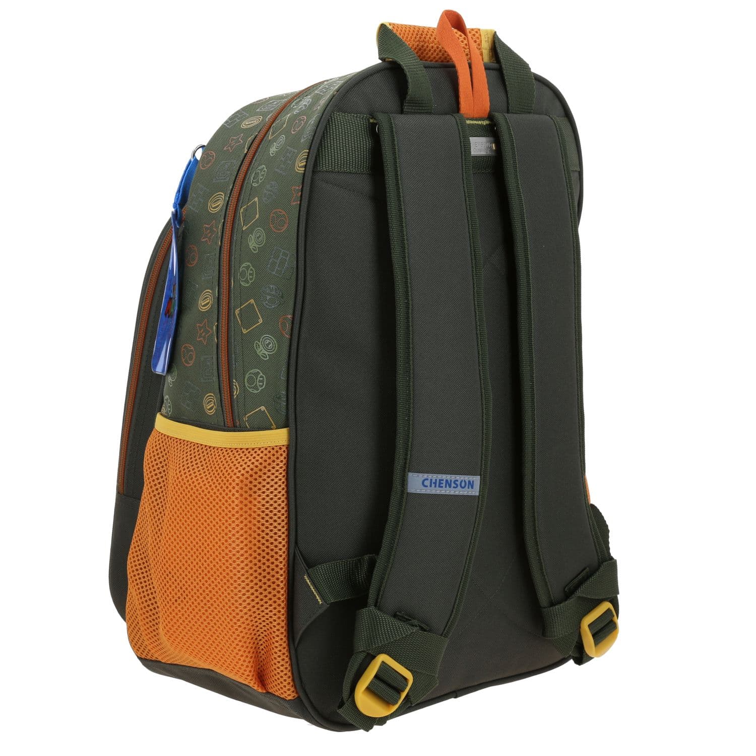 Mochila escolar para niño Mario Bros by Chenson color verde seco - Diversión y durabilidad 3