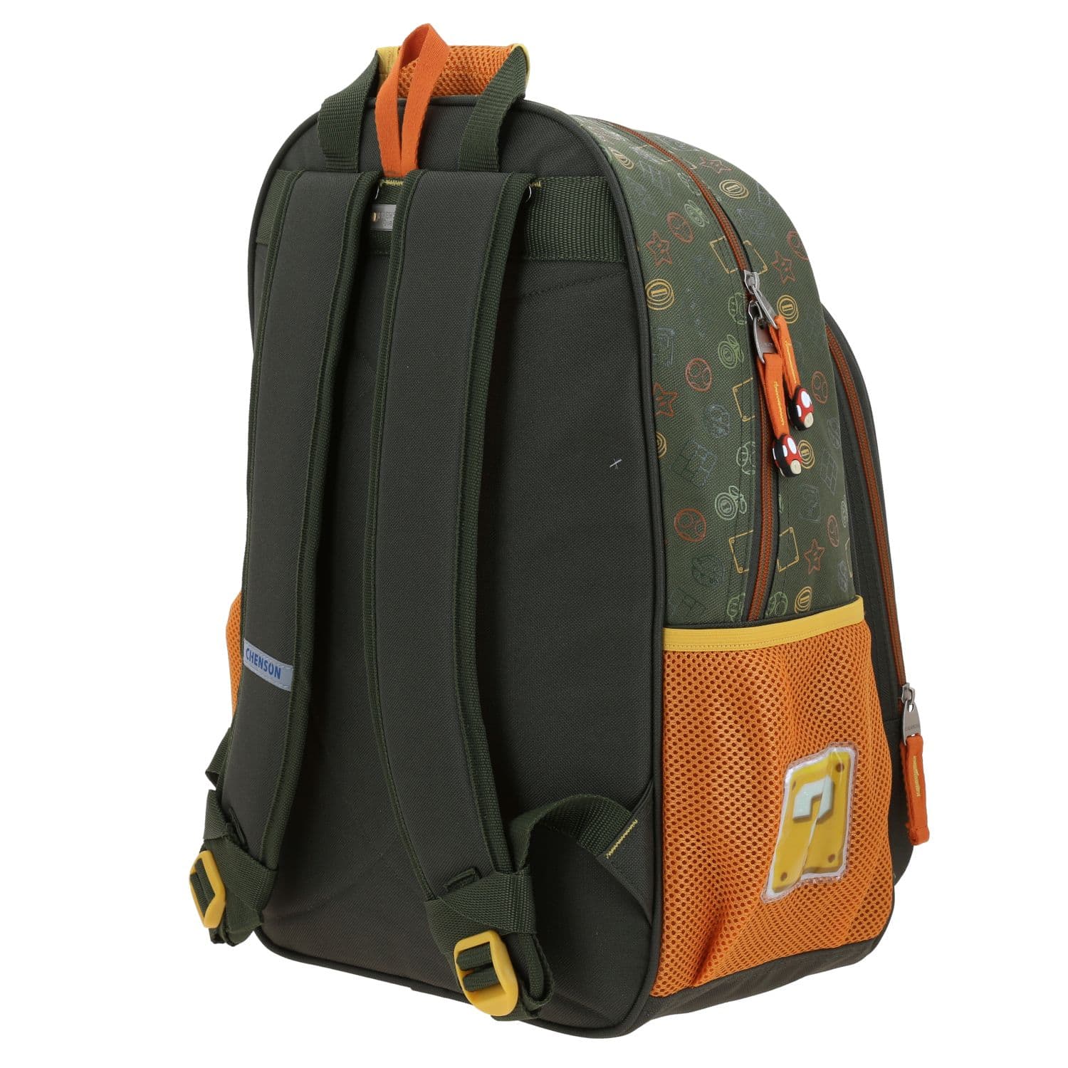 Mochila escolar para niño Mario Bros by Chenson color verde seco - Diversión y durabilidad 5