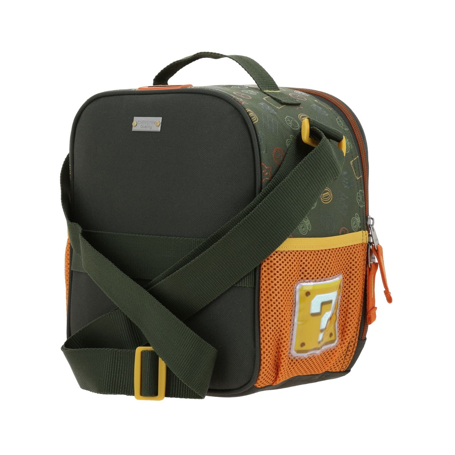 Lonchera escolar Mario Bros by Chenson verde seco térmica para niño 5