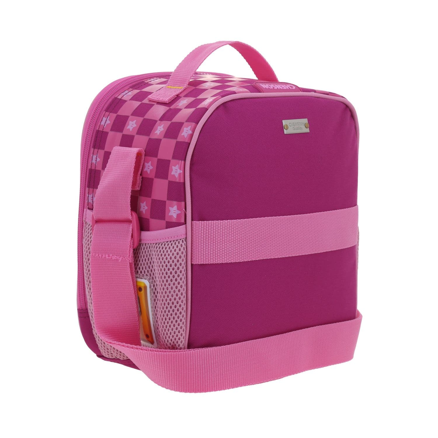 Lonchera escolar térmica Mario Bros by Chenson Rosa para niña 3