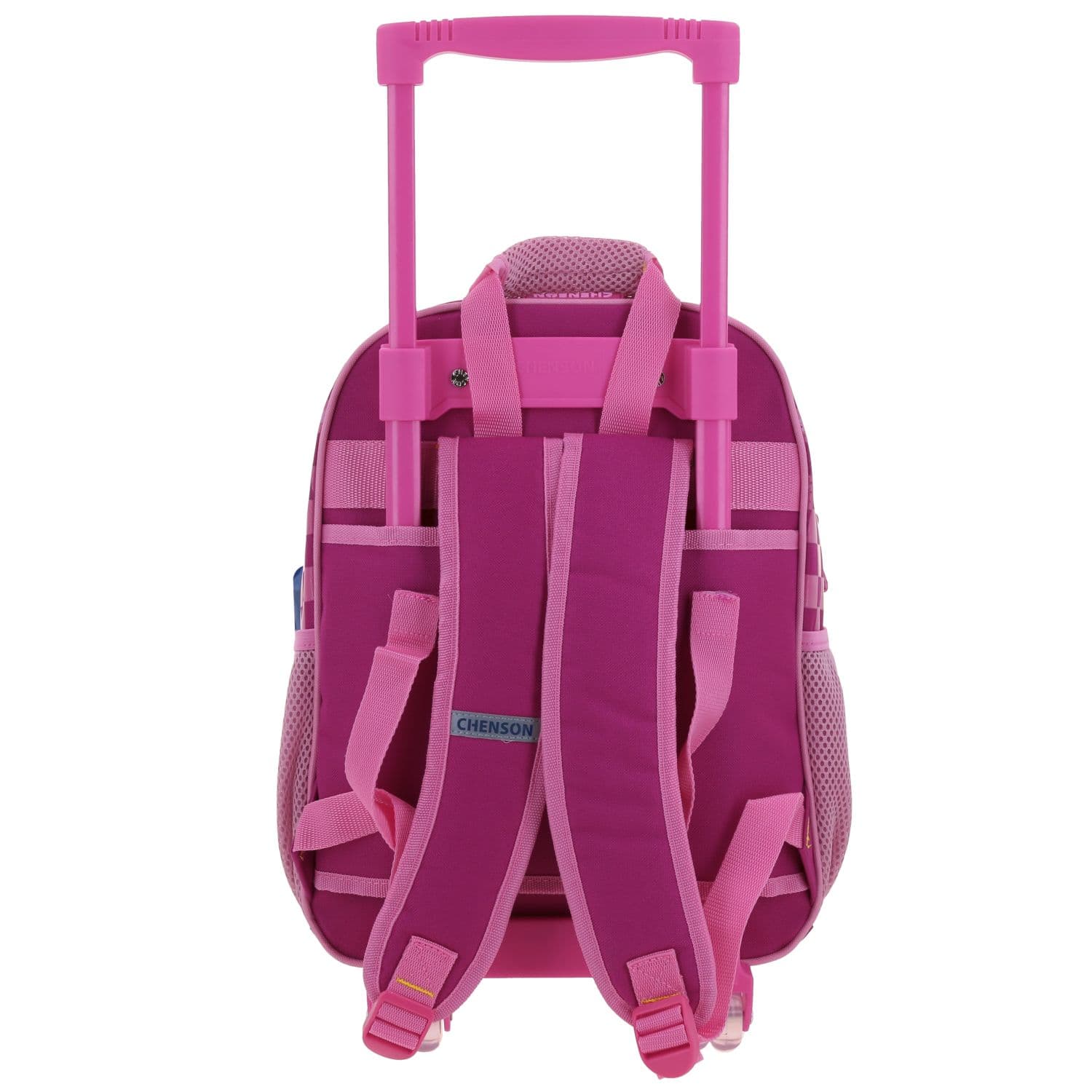 Mochila con Ruedas Mario Bros Rosa para Niña - Diversión y Durabilidad 4