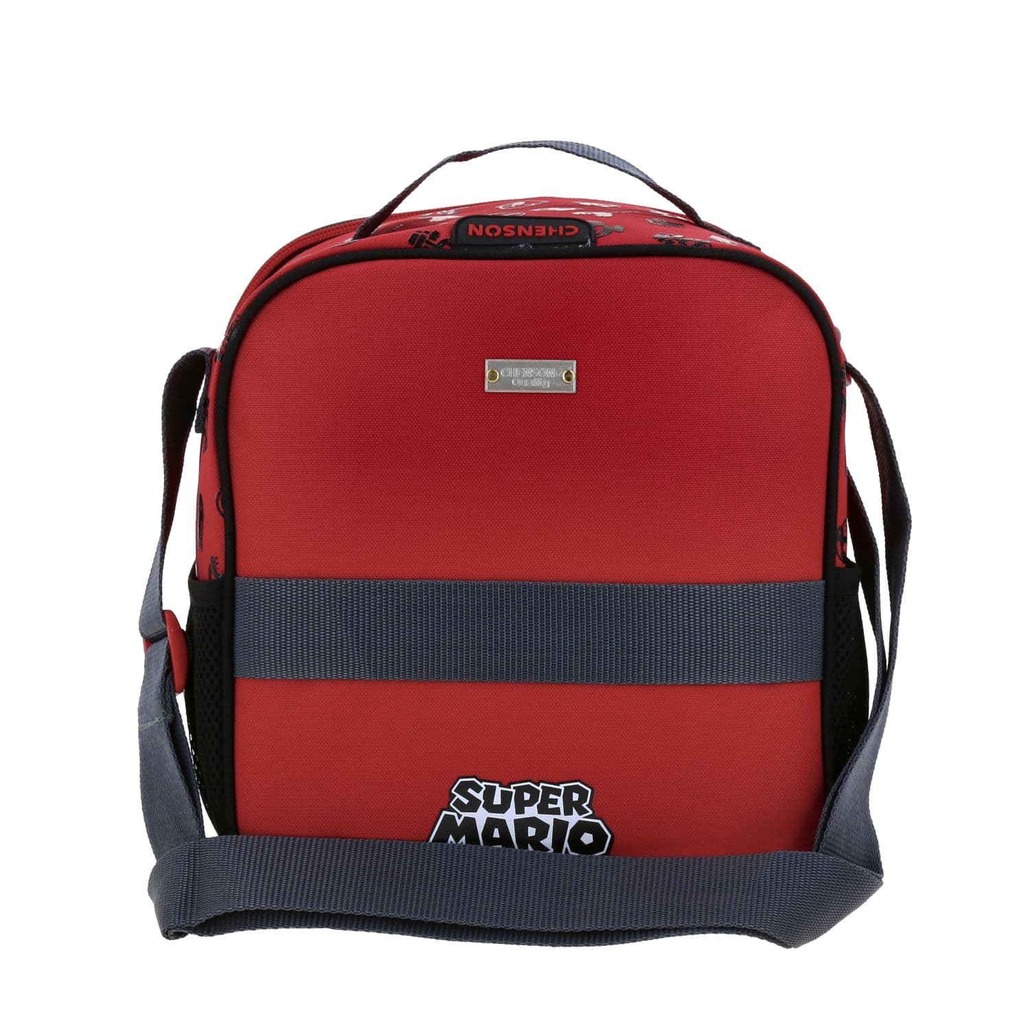 Lonchera escolar térmica Mario Bros by Chenson color negro para niño 4