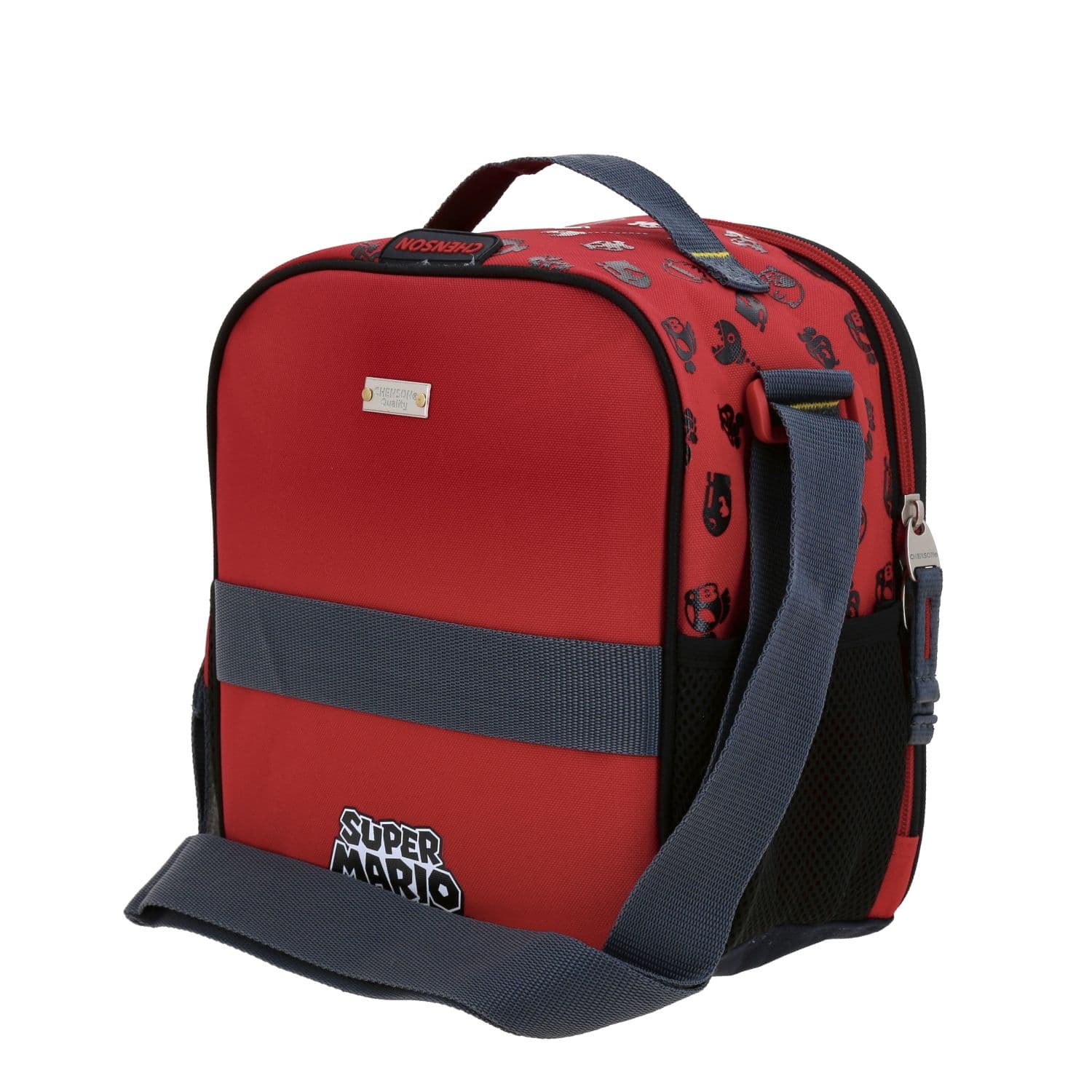Lonchera escolar térmica Mario Bros by Chenson color negro para niño 5