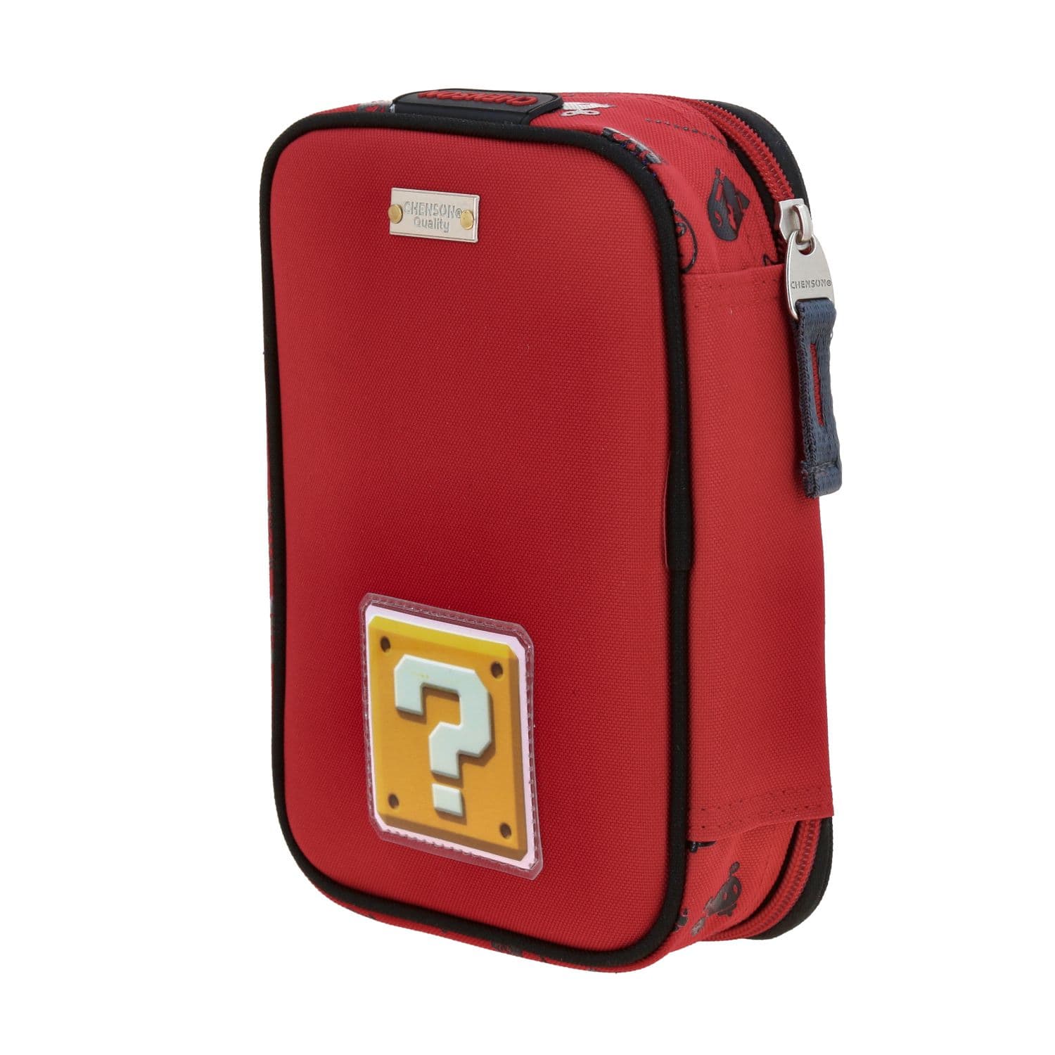 Lapicera escolar para niño Mario Bros by Chenson color negro - Duradera y divertida 5