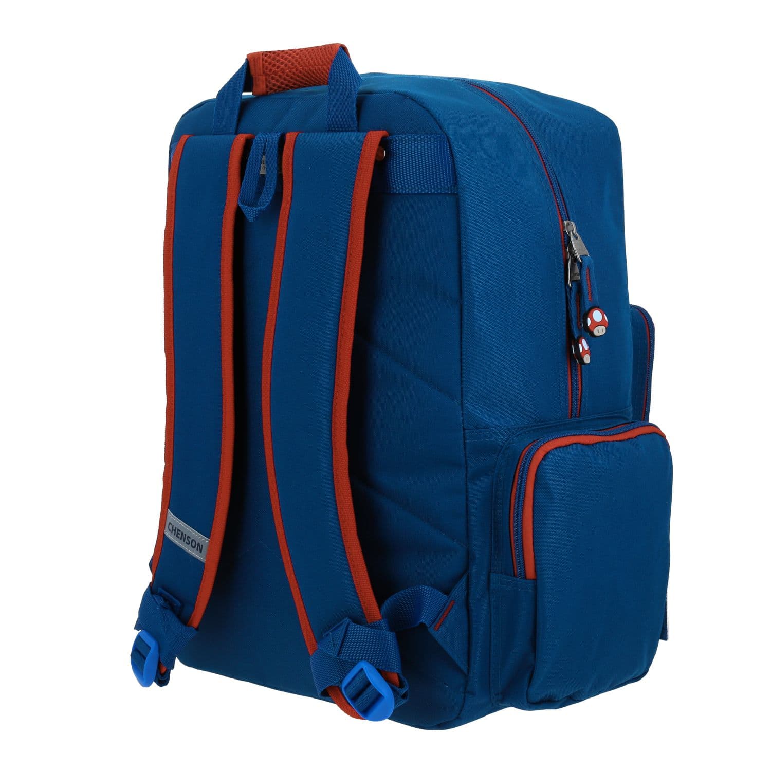 Mochila escolar para niño Mario Bros by Chenson color azul duradera 5