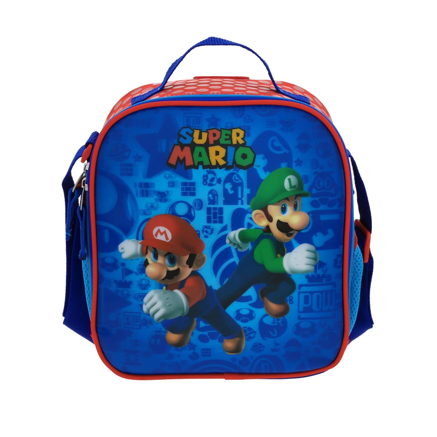 Kit Escolar Mario Bros by Chenson (Mochila + Lonchera + Lapicera) infantil 4